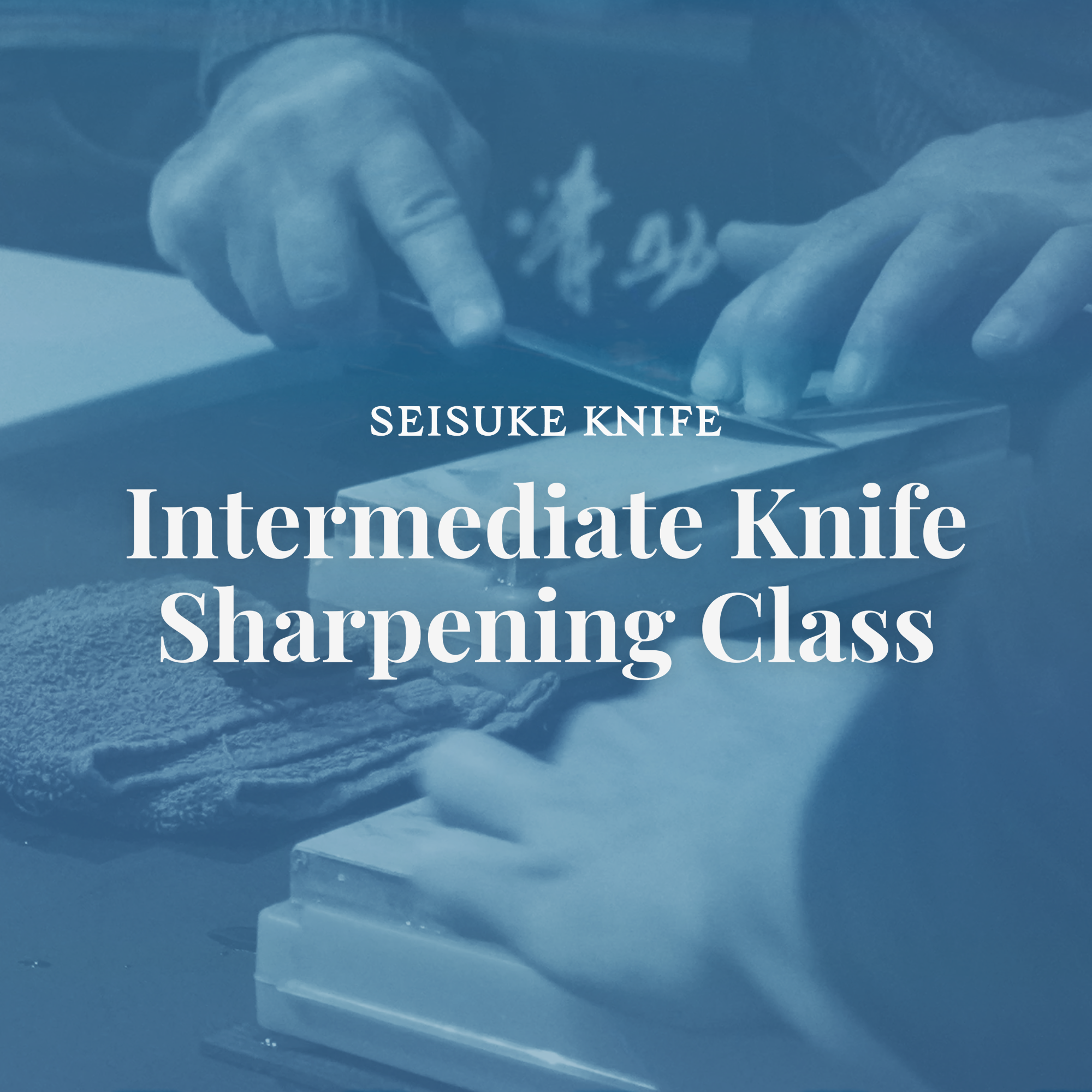 Intermediate Knife Sharpening Class - Seisuke Knife