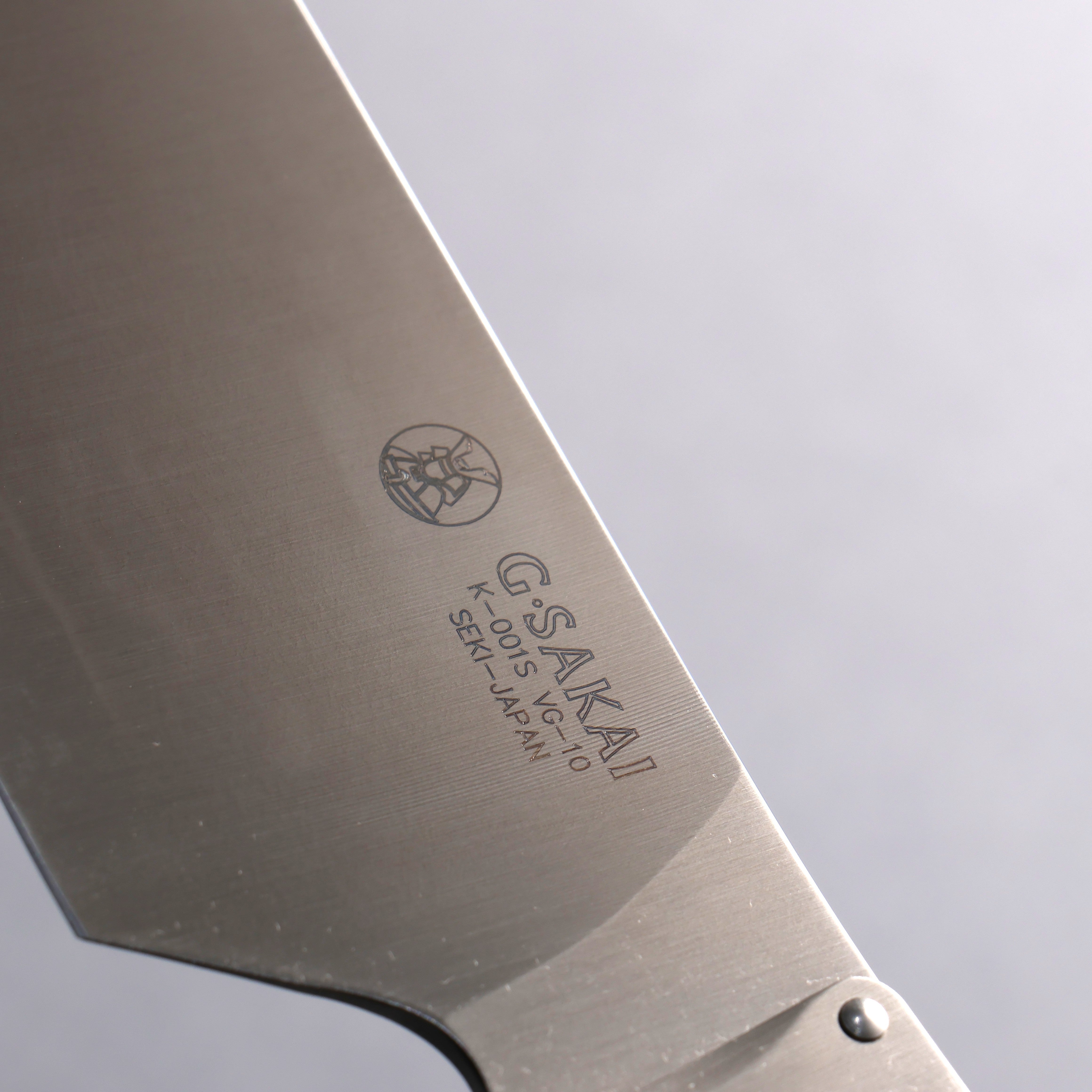 G.Sakai VG10 Santoku 165mm G-10 (Black) Handle - Seisuke Knife