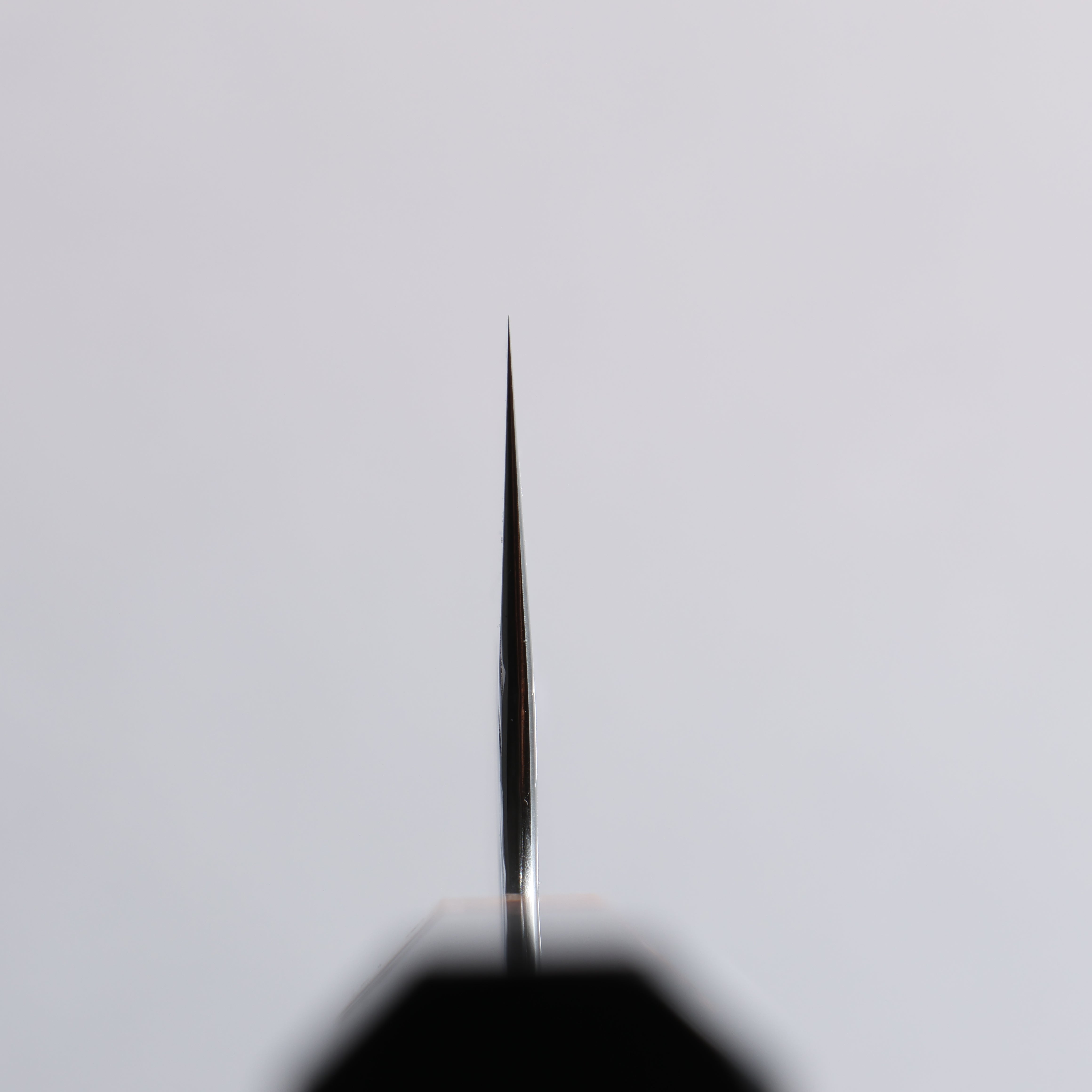 Yoshimi Kato SPG STRIX Hammered (V) Nakiri 165mm Ebony (ferrule: Orange Resin) Handle - Seisuke Knife