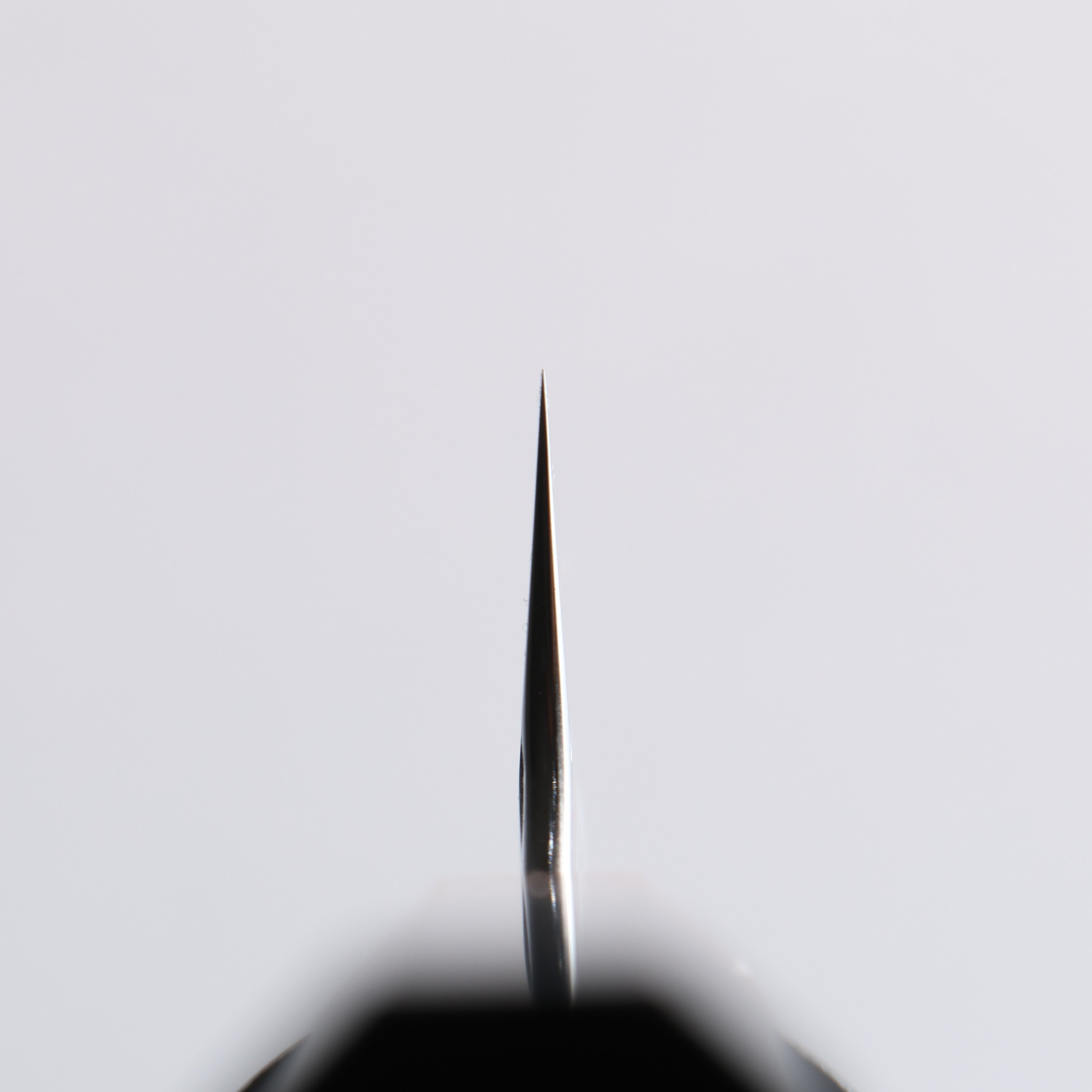 Yoshimi Kato SPG STRIX Hammered (V) Small Bunka 130mm Ebony (ferrule: Orange Resin) Handle - Seisuke Knife