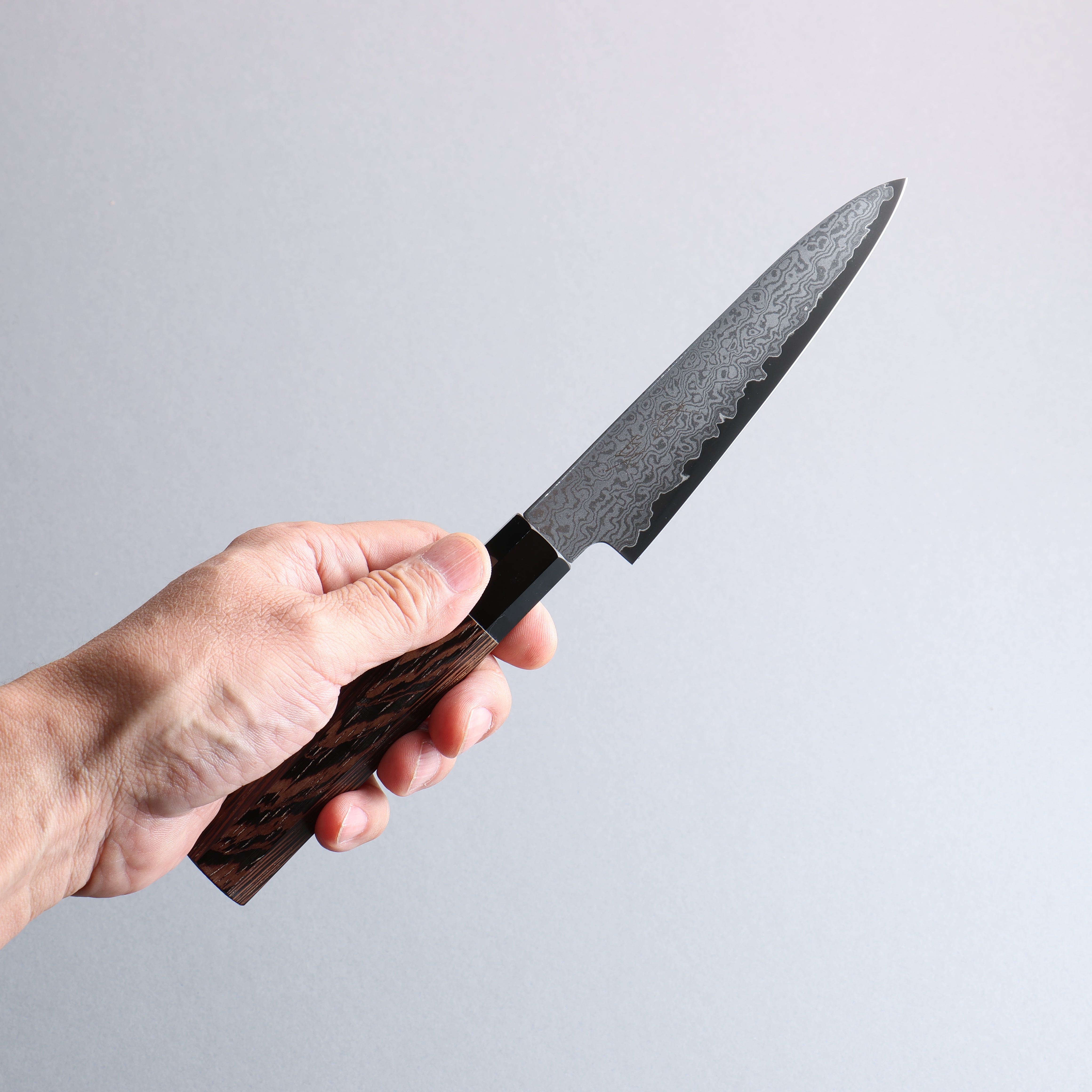 Seisuke VG10 Damascus Petty-Utility 120mm Wenge Handle - Seisuke Knife