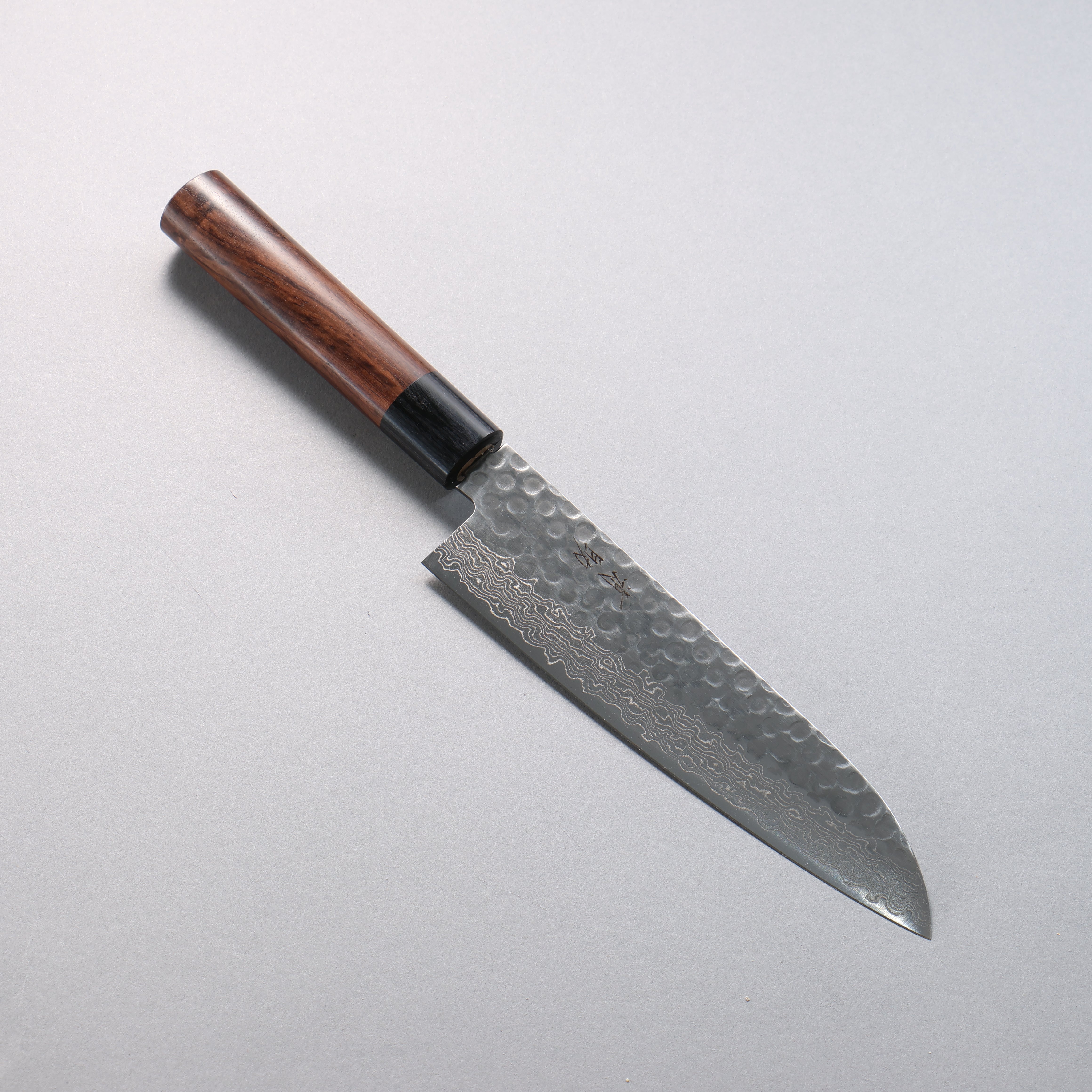 Seisuke Sumi VG10 16 Layer Hammered Damascus Santoku 180mm Rosewood Handle - Seisuke Knife
