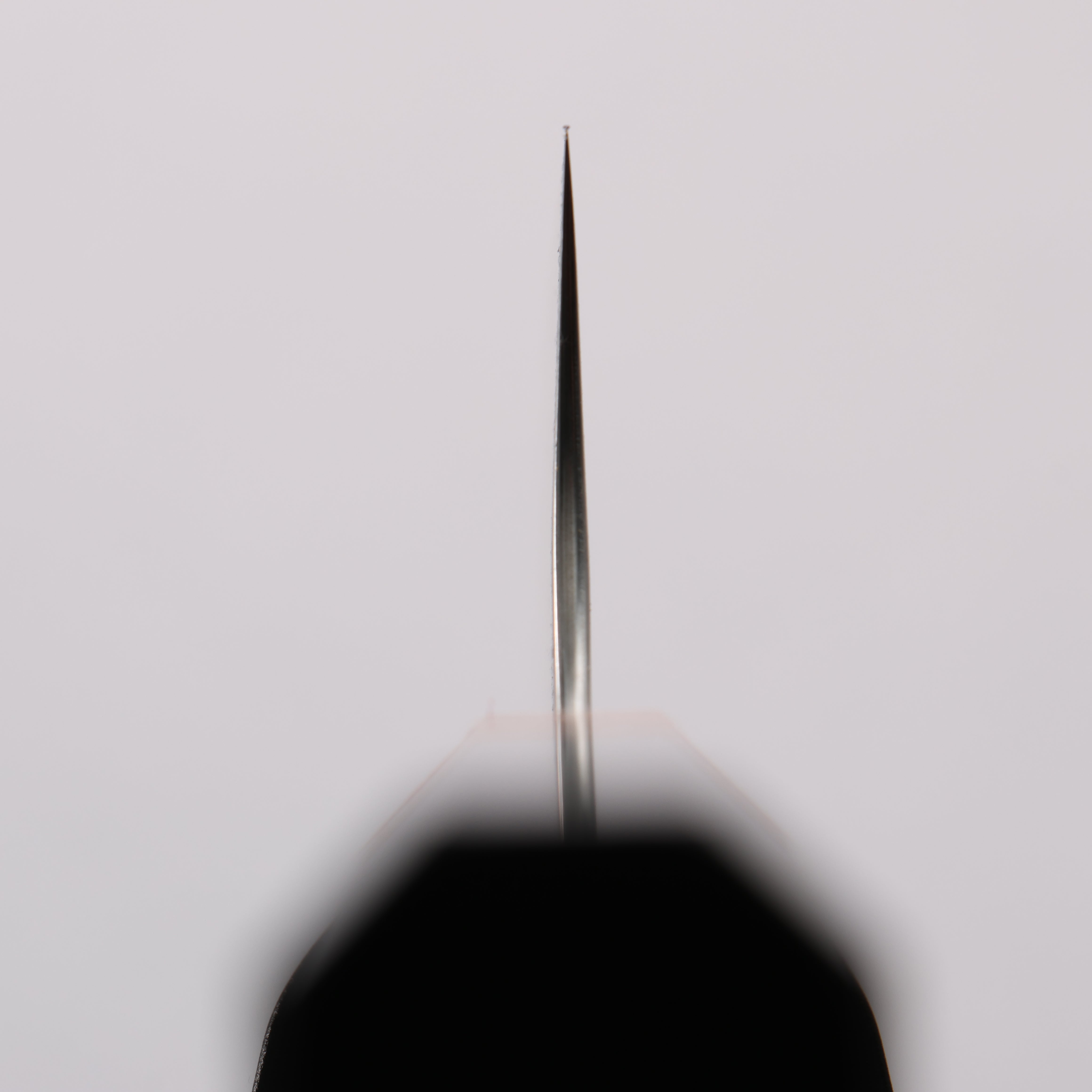 Yoshimi Kato VG10 Black Damascus Gyuto 210mm Ebony (ferrule: Orange Resin) Handle - Seisuke Knife