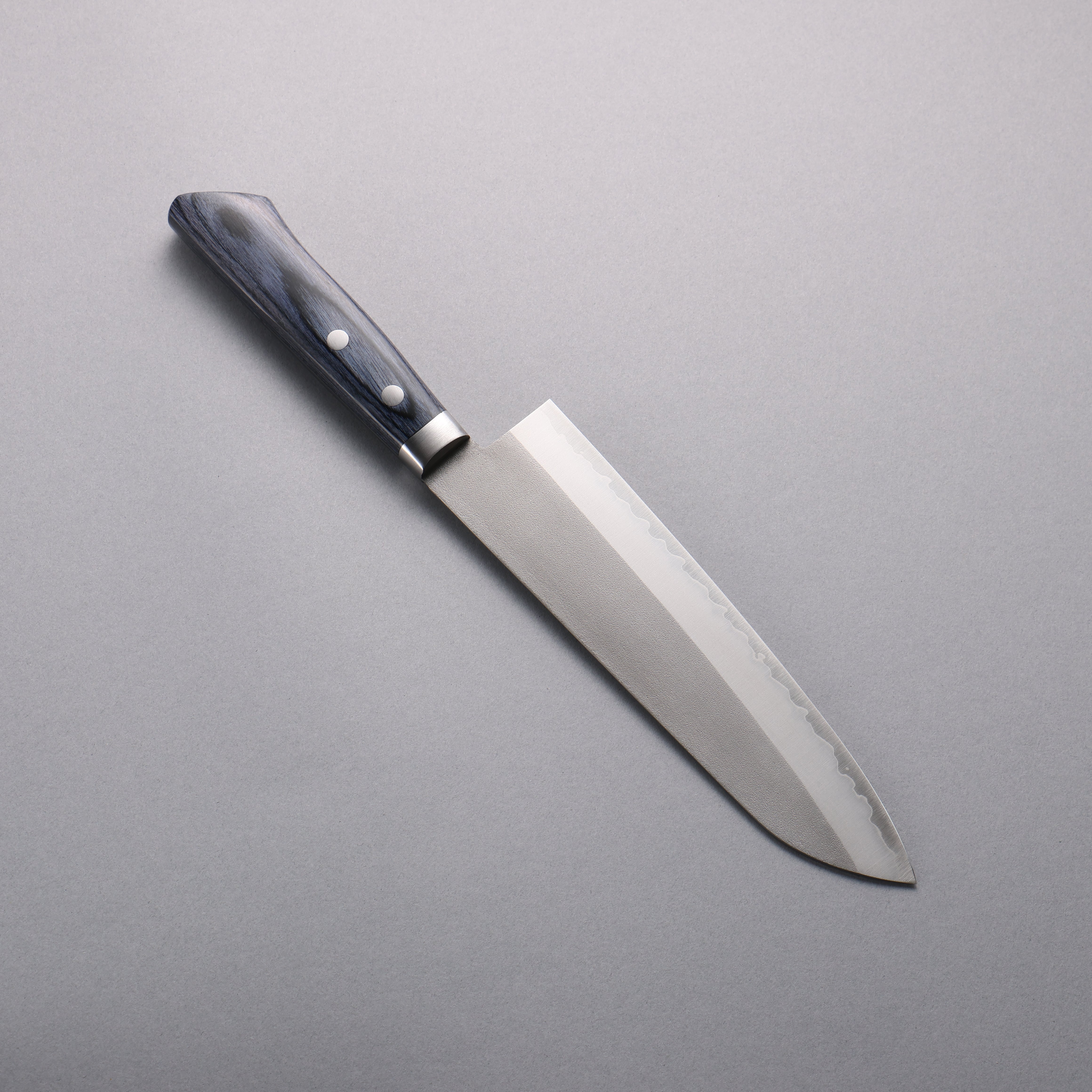 Kunihira VG1 Nashiji Gyuto 180mm Navy blue Pakka wood Handle - Seisuke Knife