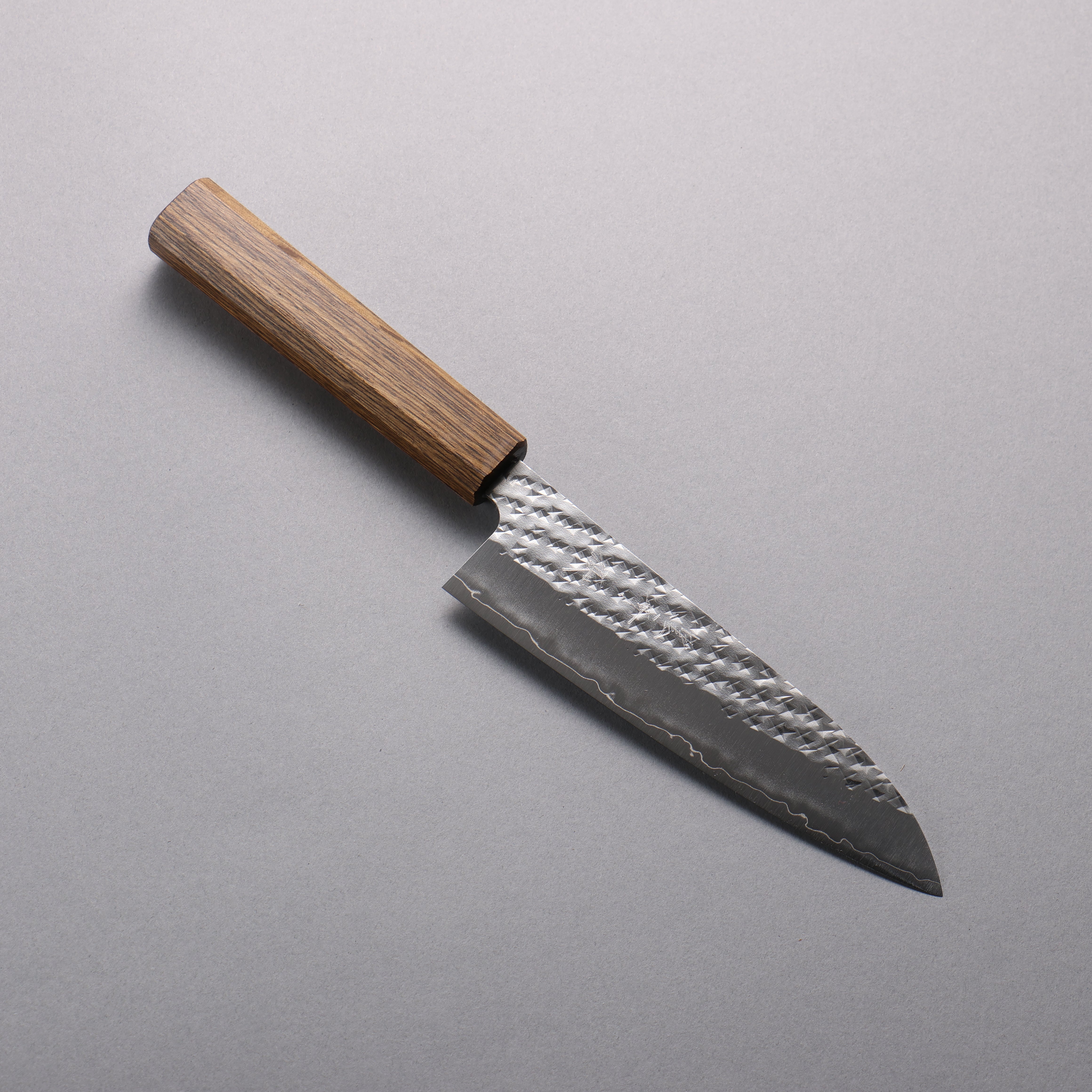 Yu Kurosaki Senko Ryu SG2 Hammered Small Santoku 150mm Oak Handle - Seisuke Knife