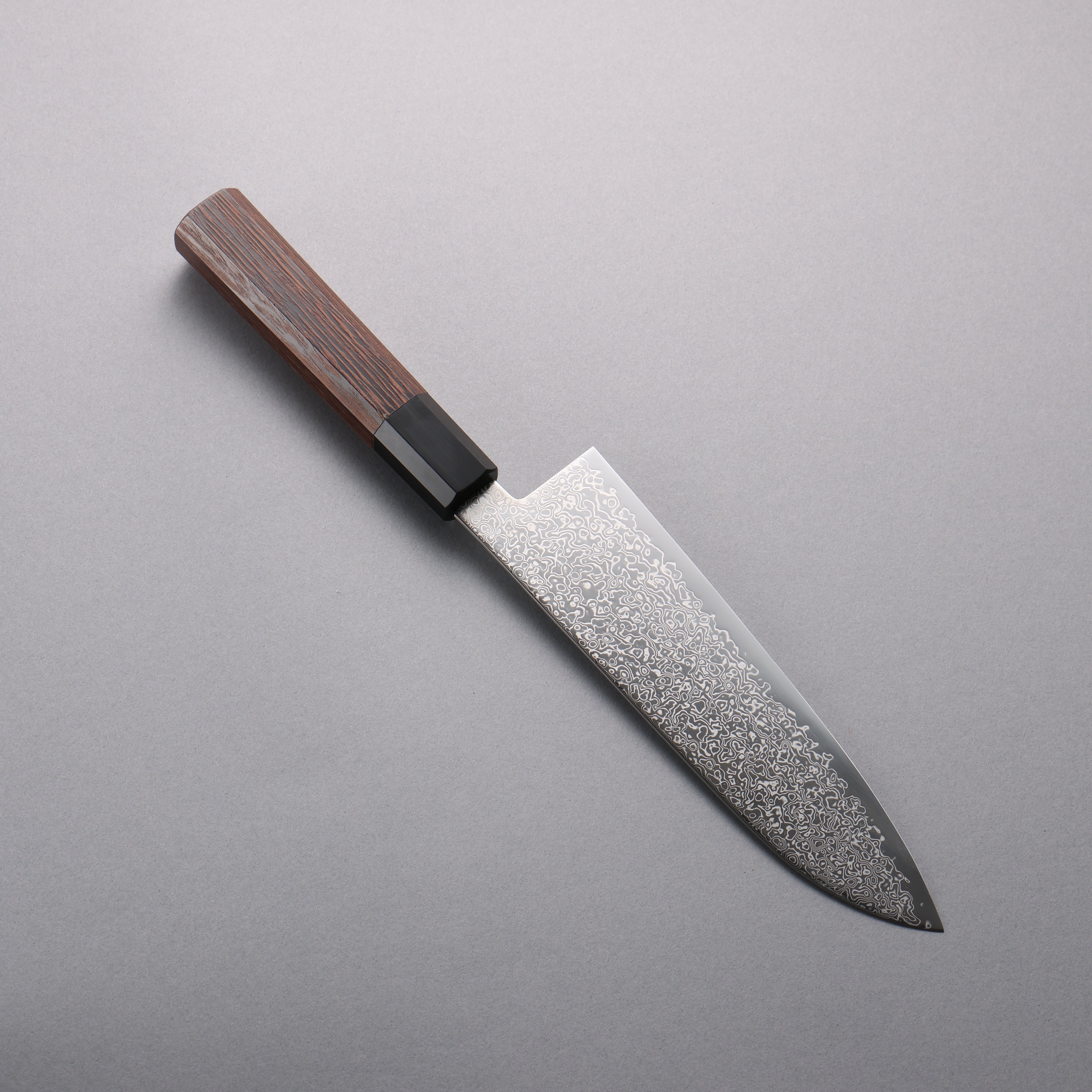 Seisuke SG2 Damascus Migaki Finished Santoku 180mm Wenge Handle - Seisuke Knife