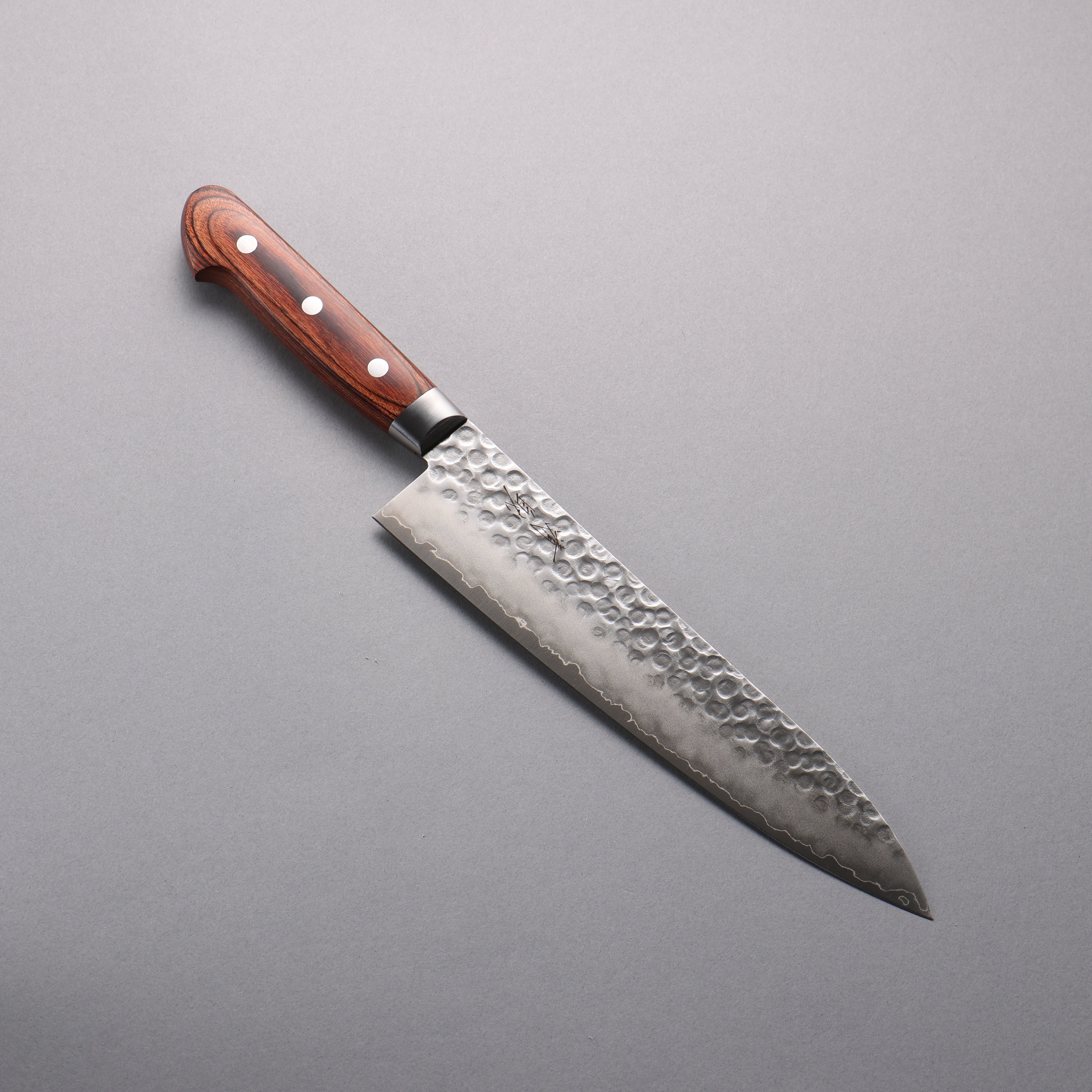 Seisuke VG10 Hammered Gyuto 210mm Mahogany Handle - Seisuke Knife