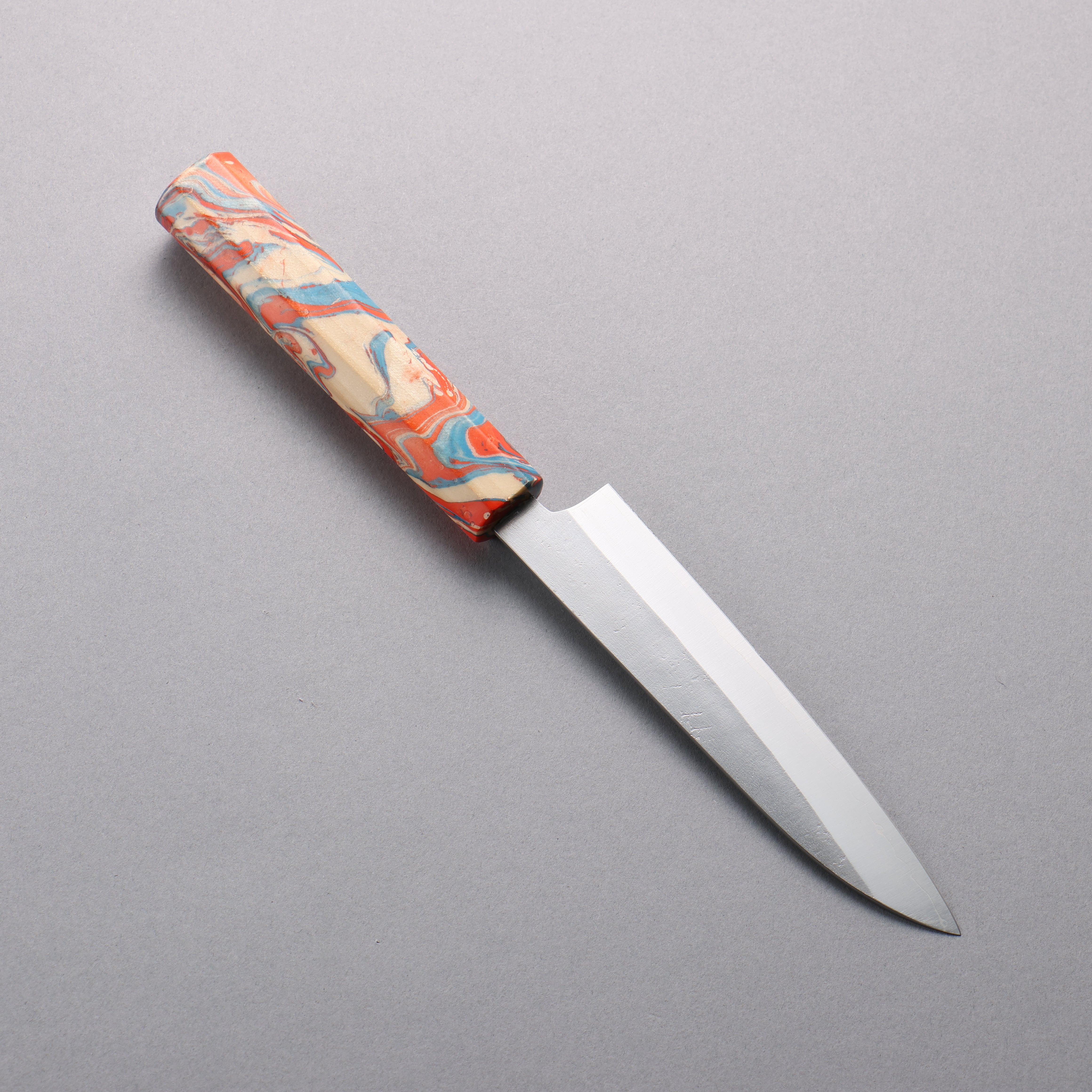 Makoto Kurosaki VG10 Nashiji Petty-Utility 135mm Marble Lacquered Handle - Seisuke Knife