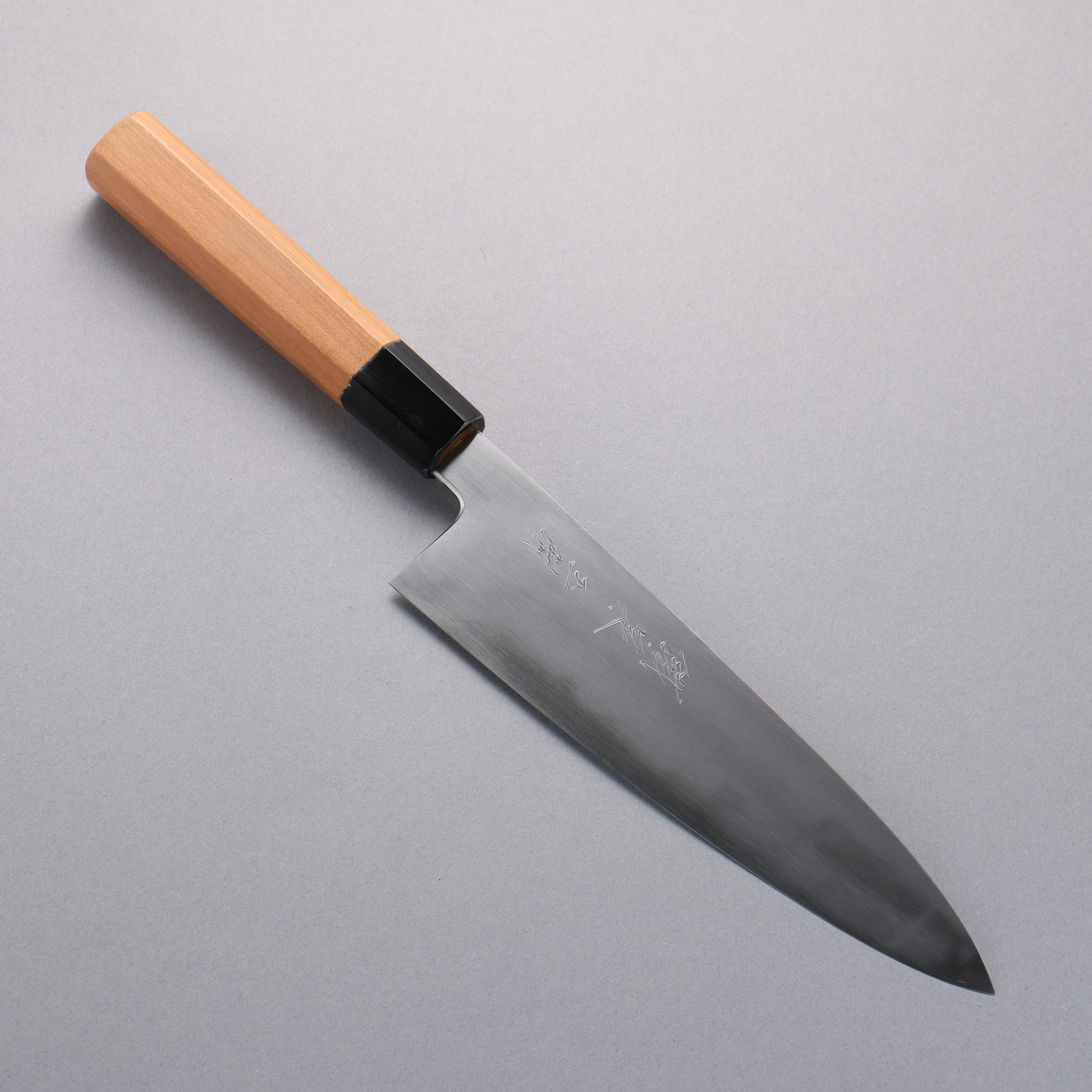 Tessen by Tanaka Tamahagane Gyuto 210mm Wild Cherry Handle - Seisuke Knife