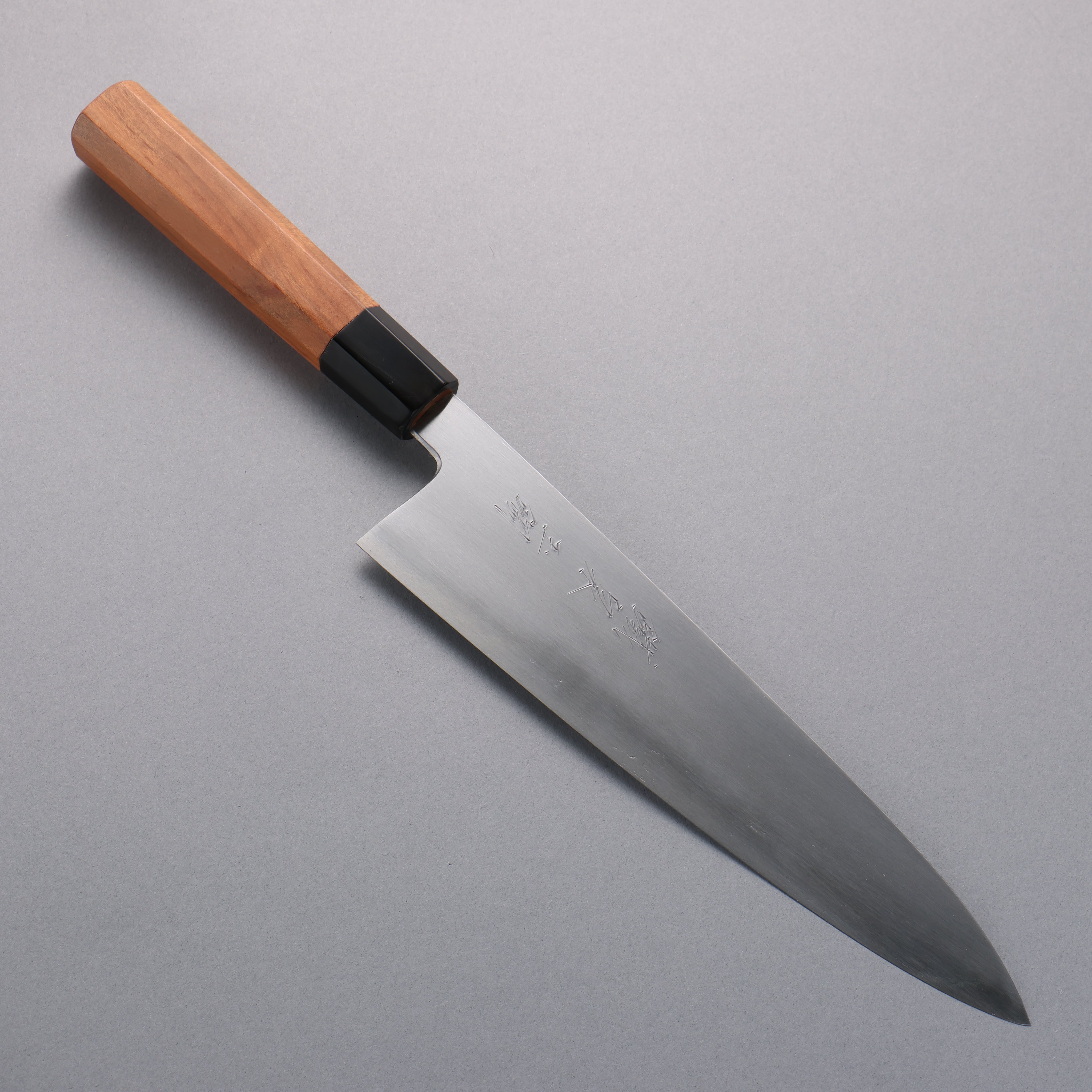 Tessen by Tanaka Tamahagane Gyuto 240mm Wild Cherry Handle - Seisuke Knife