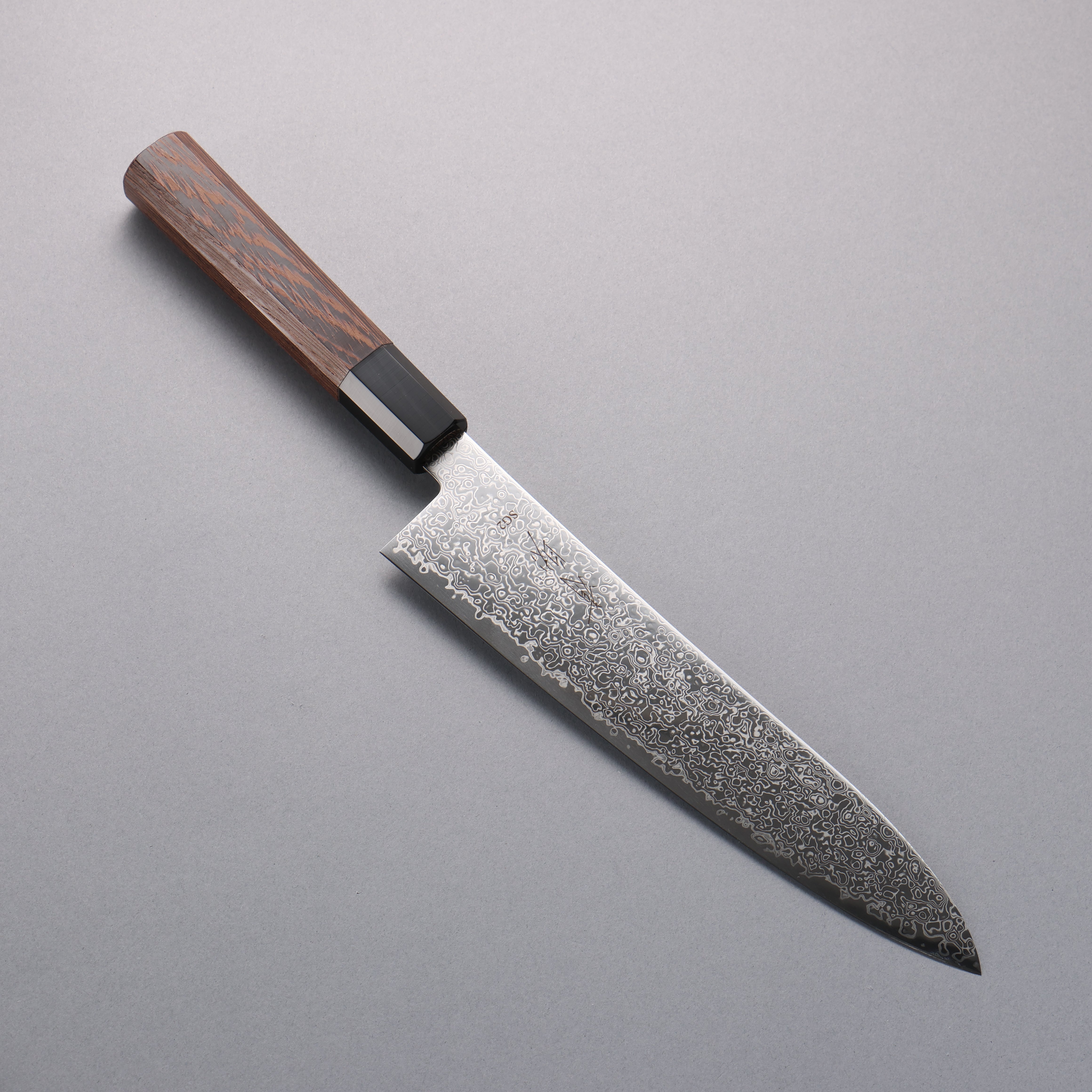 Seisuke SG2 Damascus Migaki Finished Gyuto 210mm Wenge Handle - Seisuke Knife