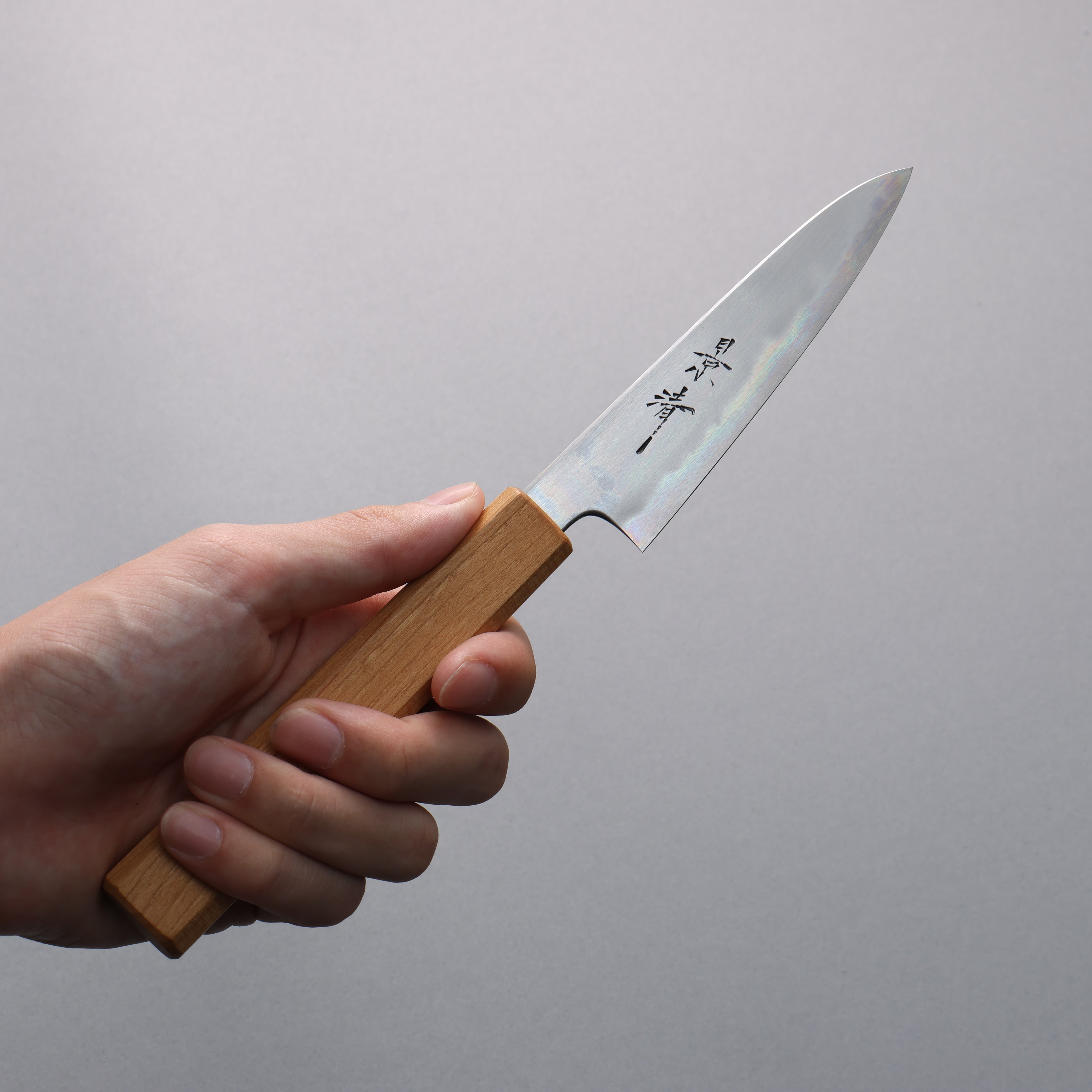 Kagekiyo White Steel No.2 Petty-Utility 120mm Cherry Wood Handle with Sheath - Seisuke Knife
