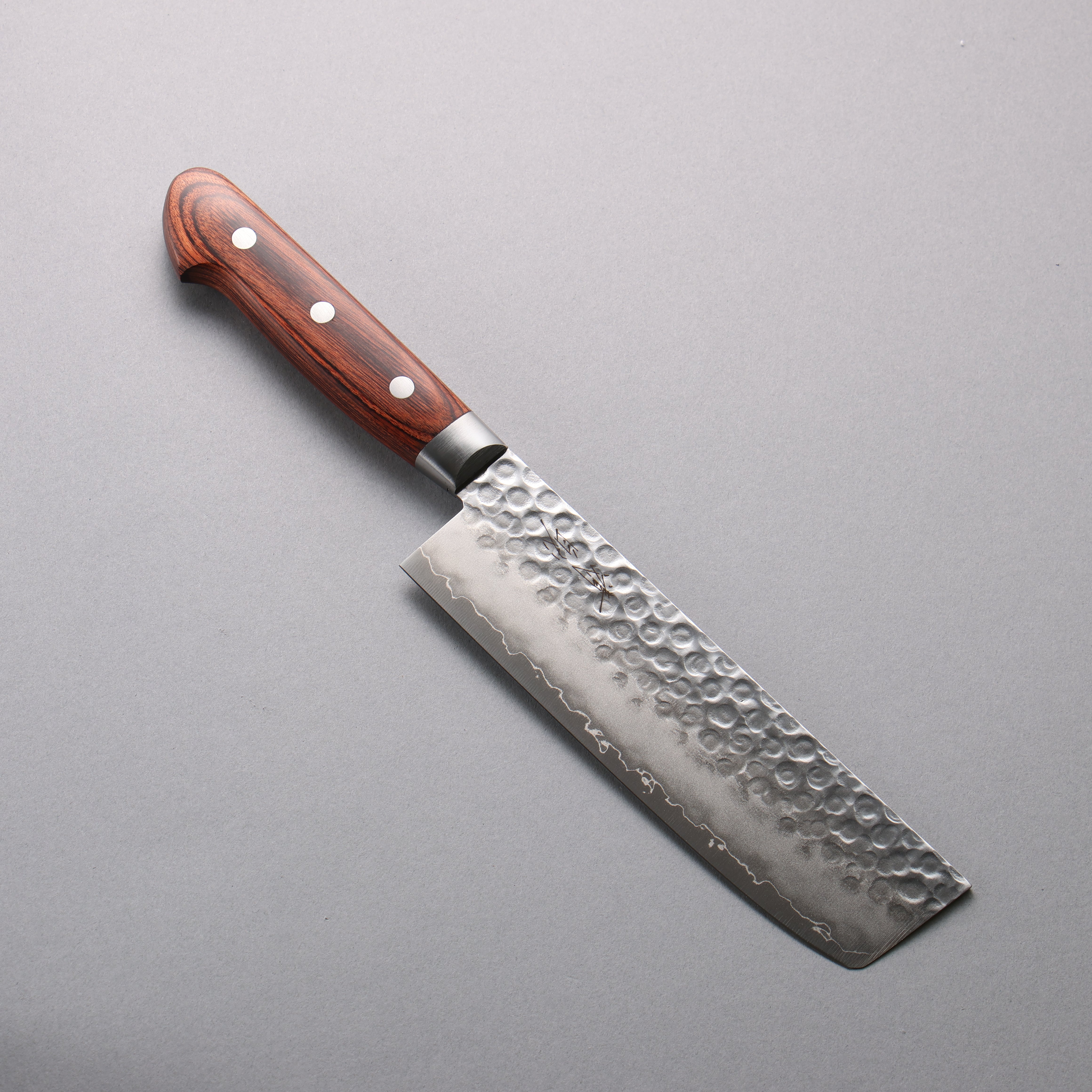 Seisuke VG10 Hammered Usuba 160mm Mahogany Handle - Seisuke Knife
