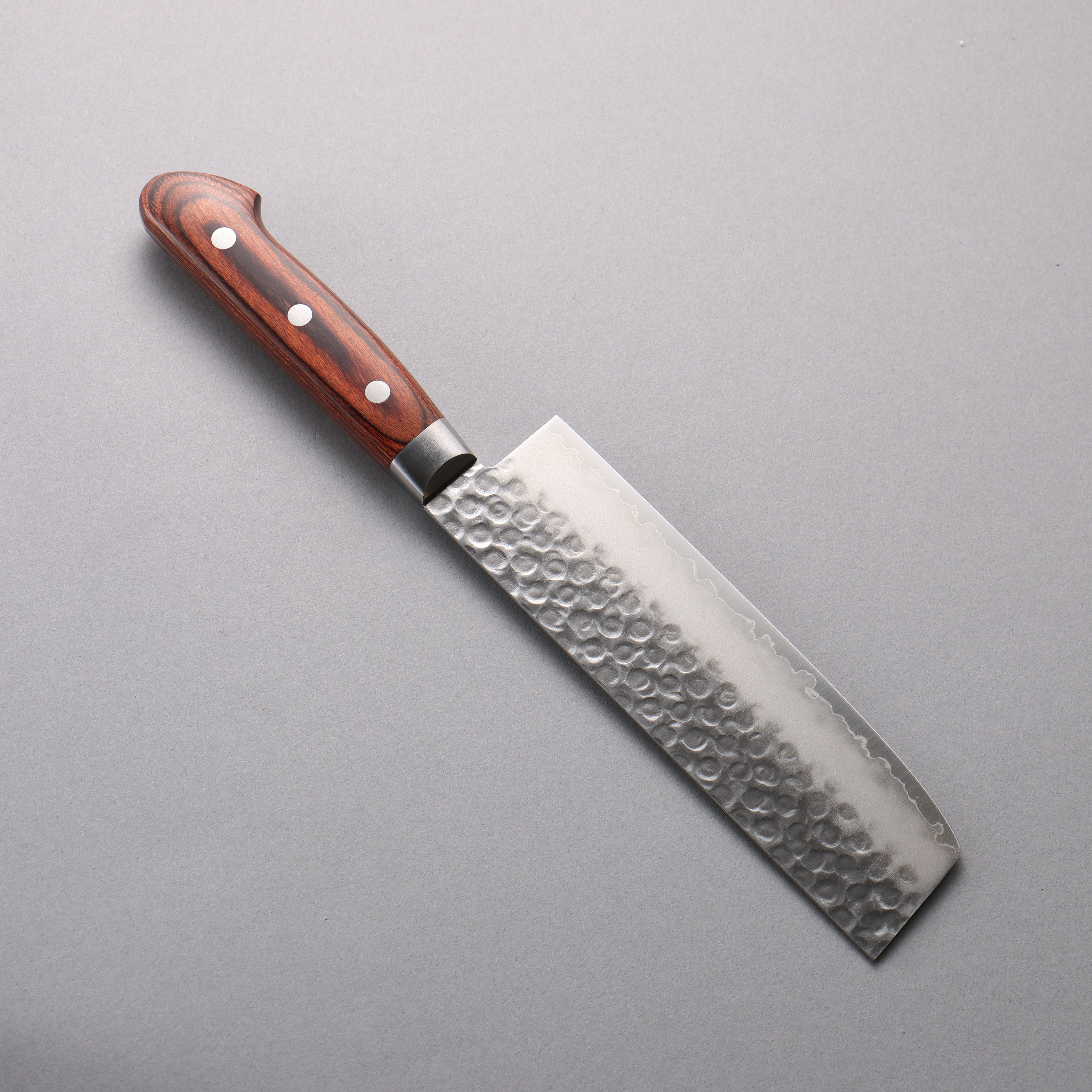 Seisuke VG10 Hammered Usuba 160mm Mahogany Handle - Seisuke Knife