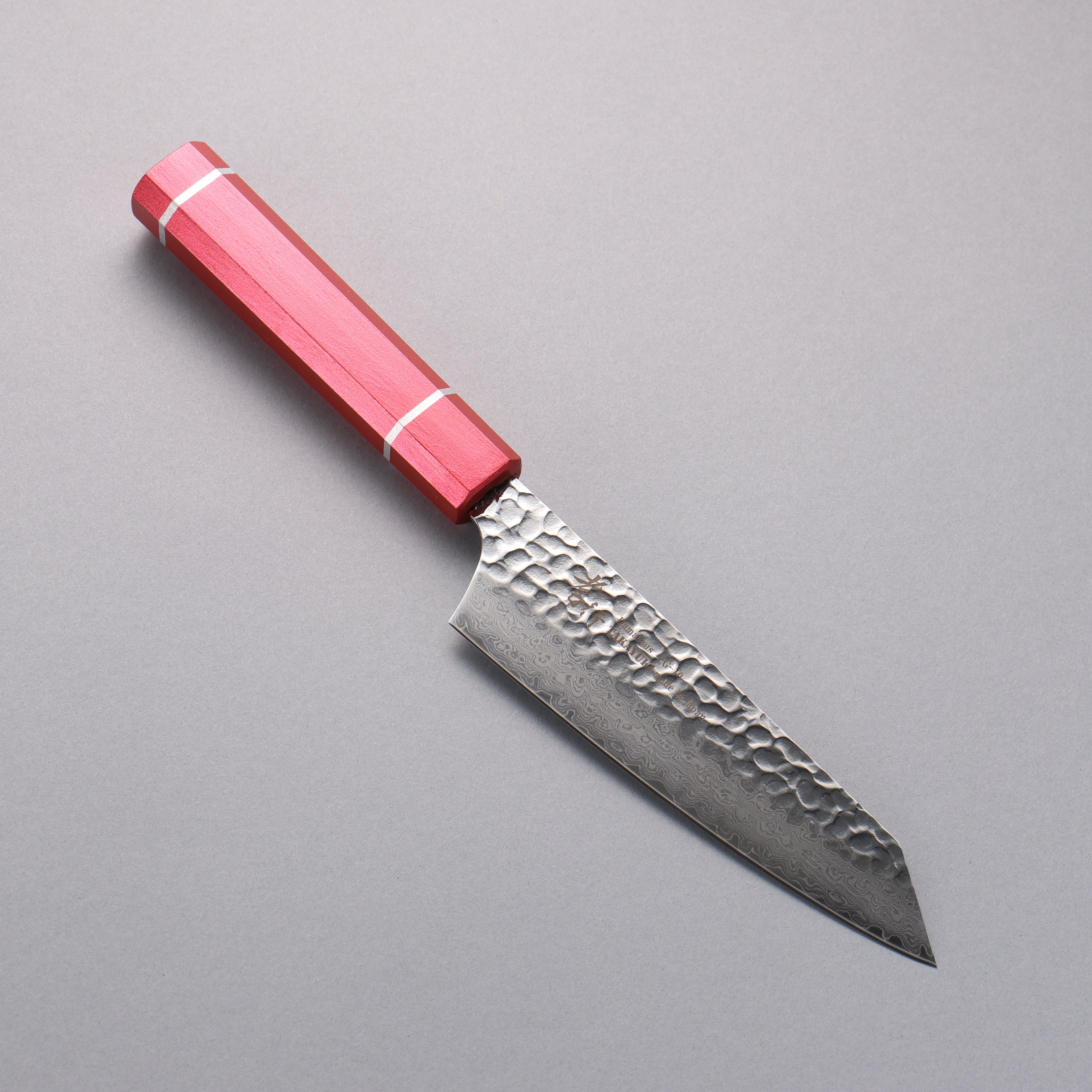 Sakai Takayuki VG10 33 Layer Damascus Kengata Santoku 160mm Kouseki Lacquered Live Oak Handle - Seisuke Knife