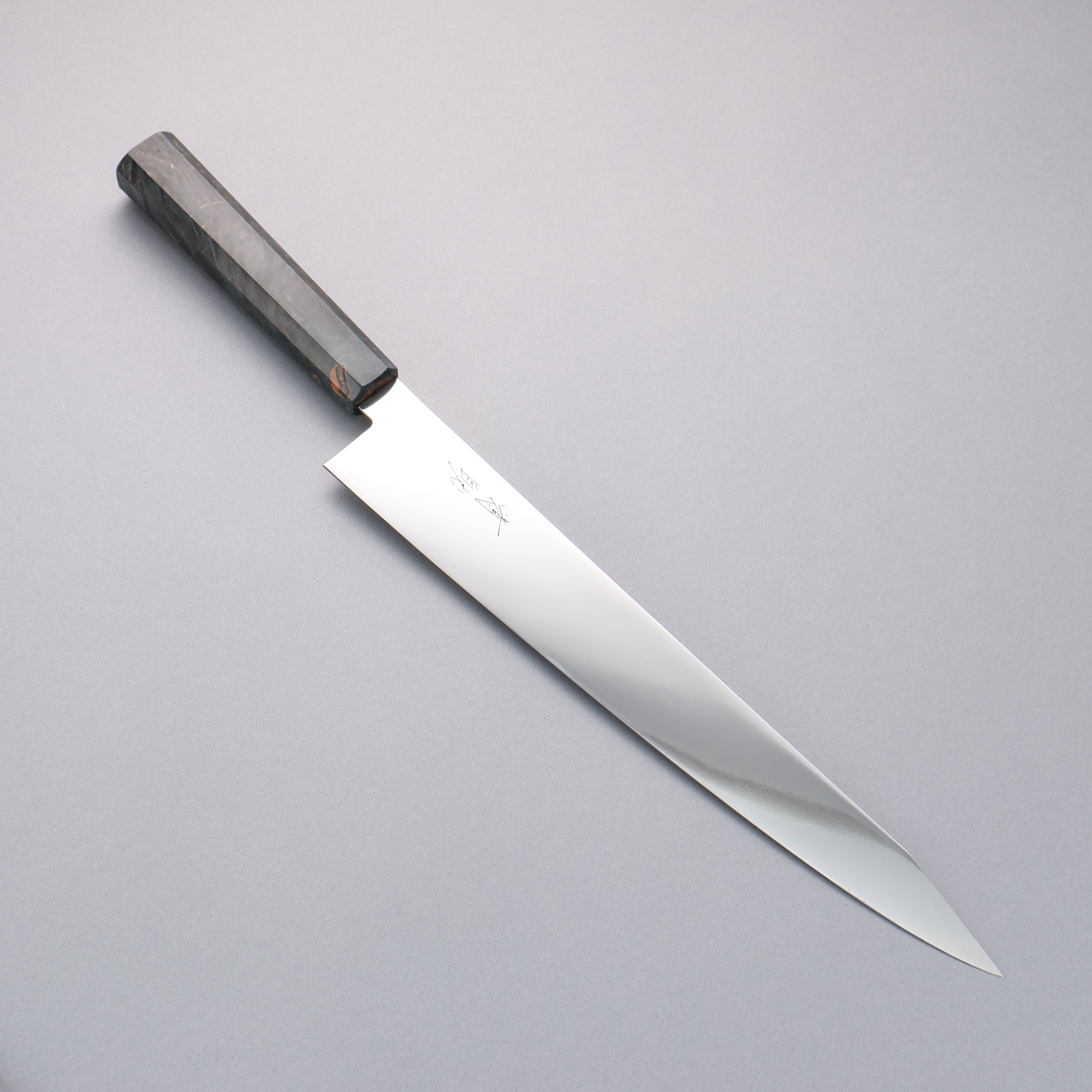 Seisuke VG10 Mirrored Finish Sujihiki 300mm Stabilized wood Handle - Seisuke Knife