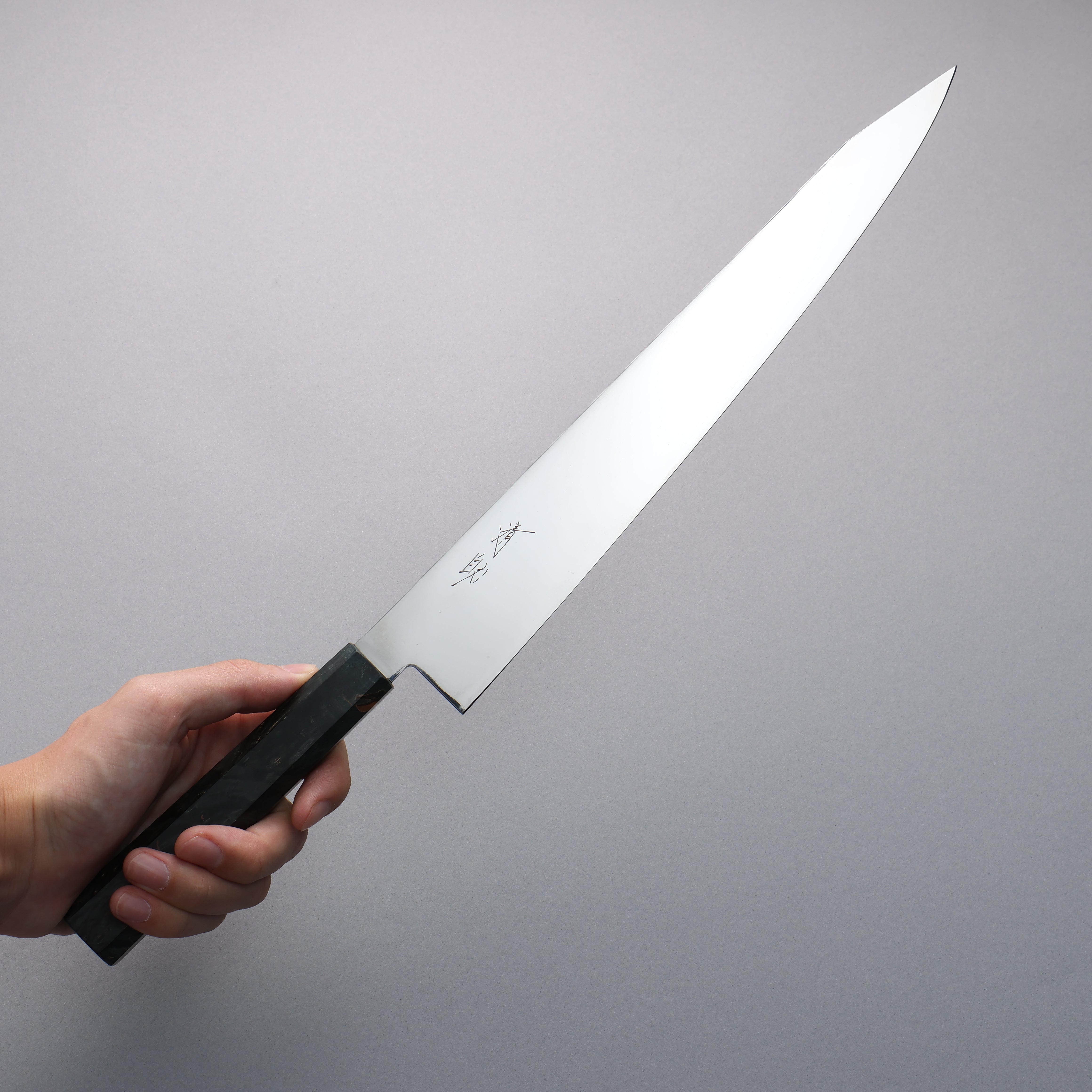 Seisuke VG10 Mirrored Finish Sujihiki 300mm Stabilized wood Handle - Seisuke Knife