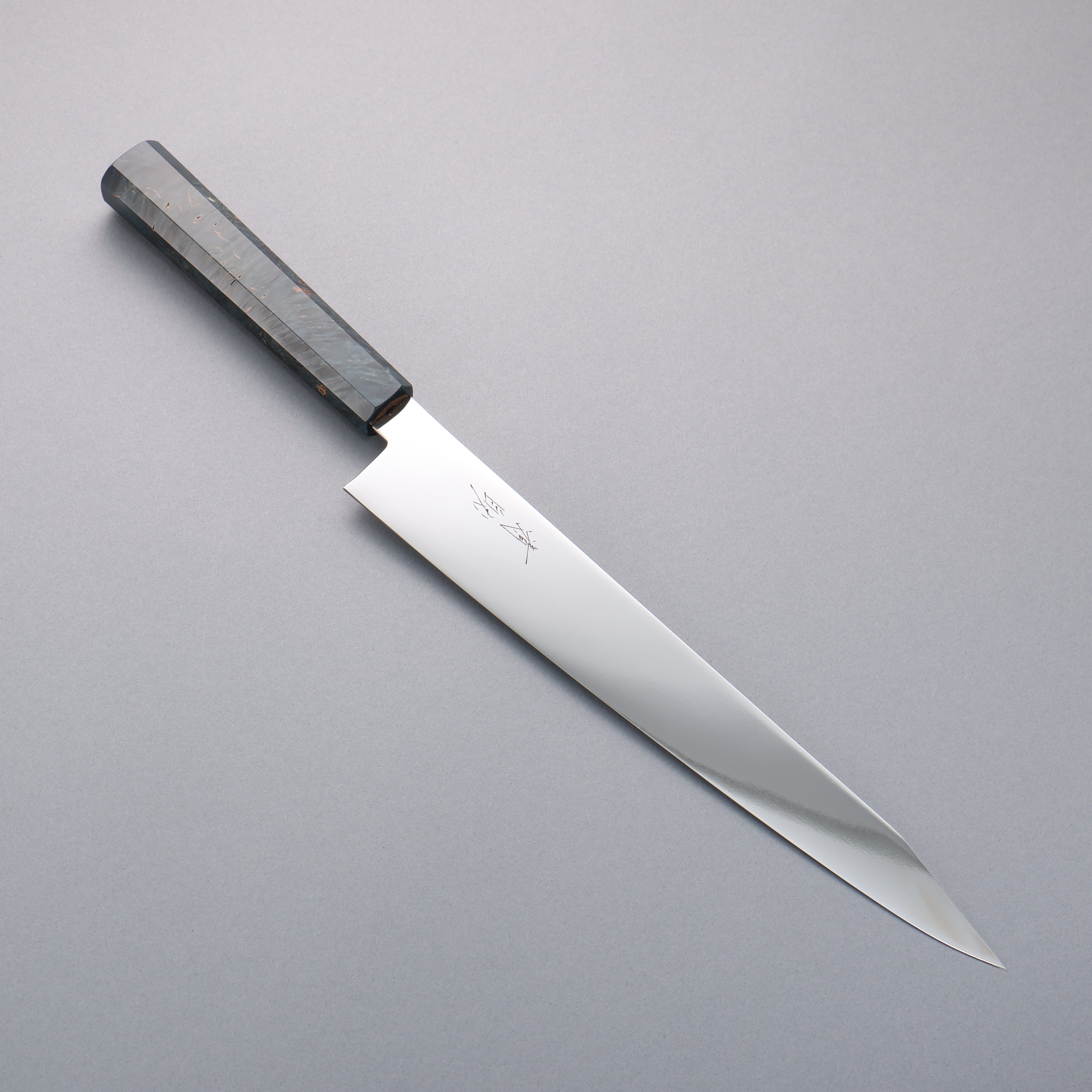 Seisuke VG10 Mirrored Finish Sujihiki 270mm Stabilized wood Handle - Seisuke Knife