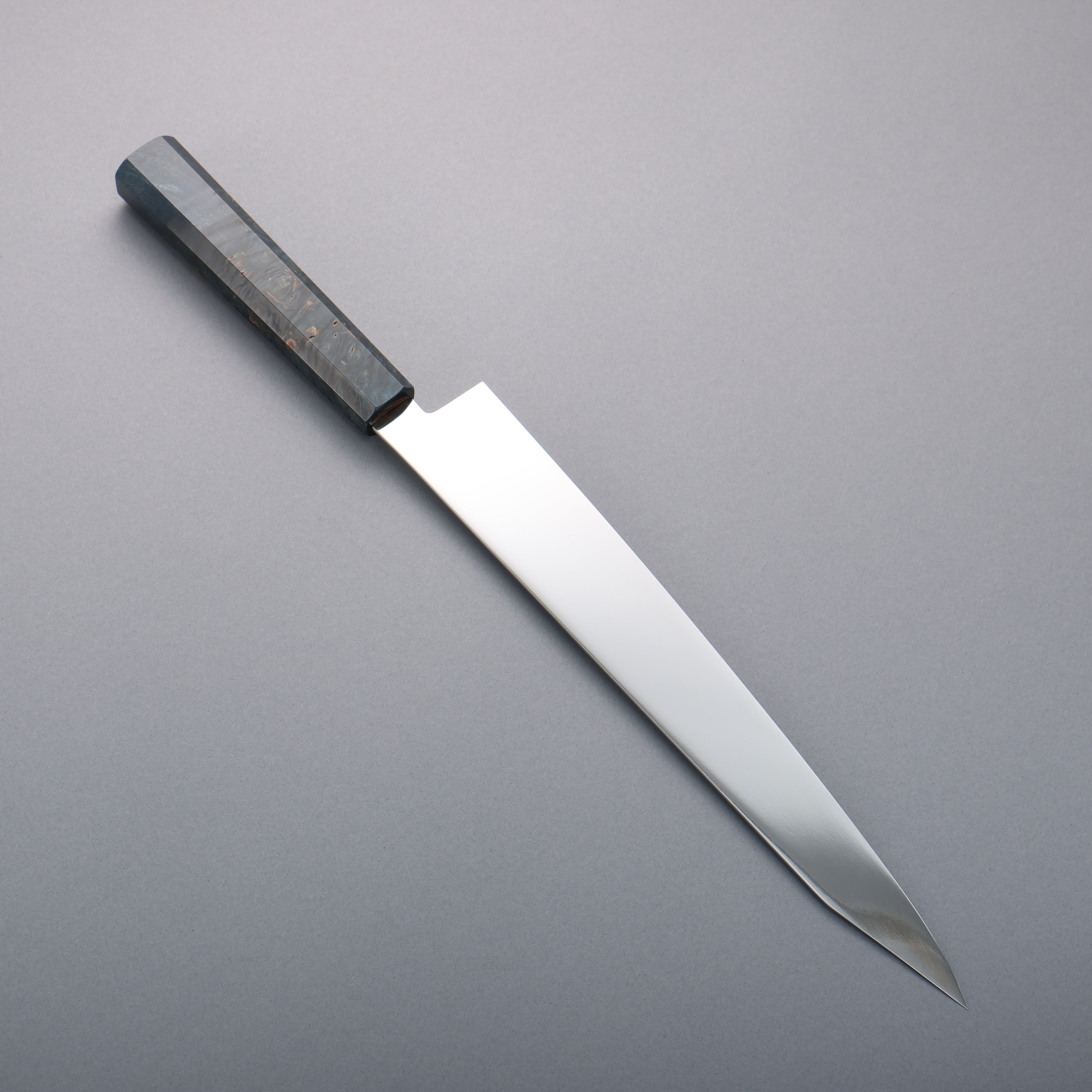 Seisuke VG10 Mirrored Finish Sujihiki 270mm Stabilized wood Handle - Seisuke Knife