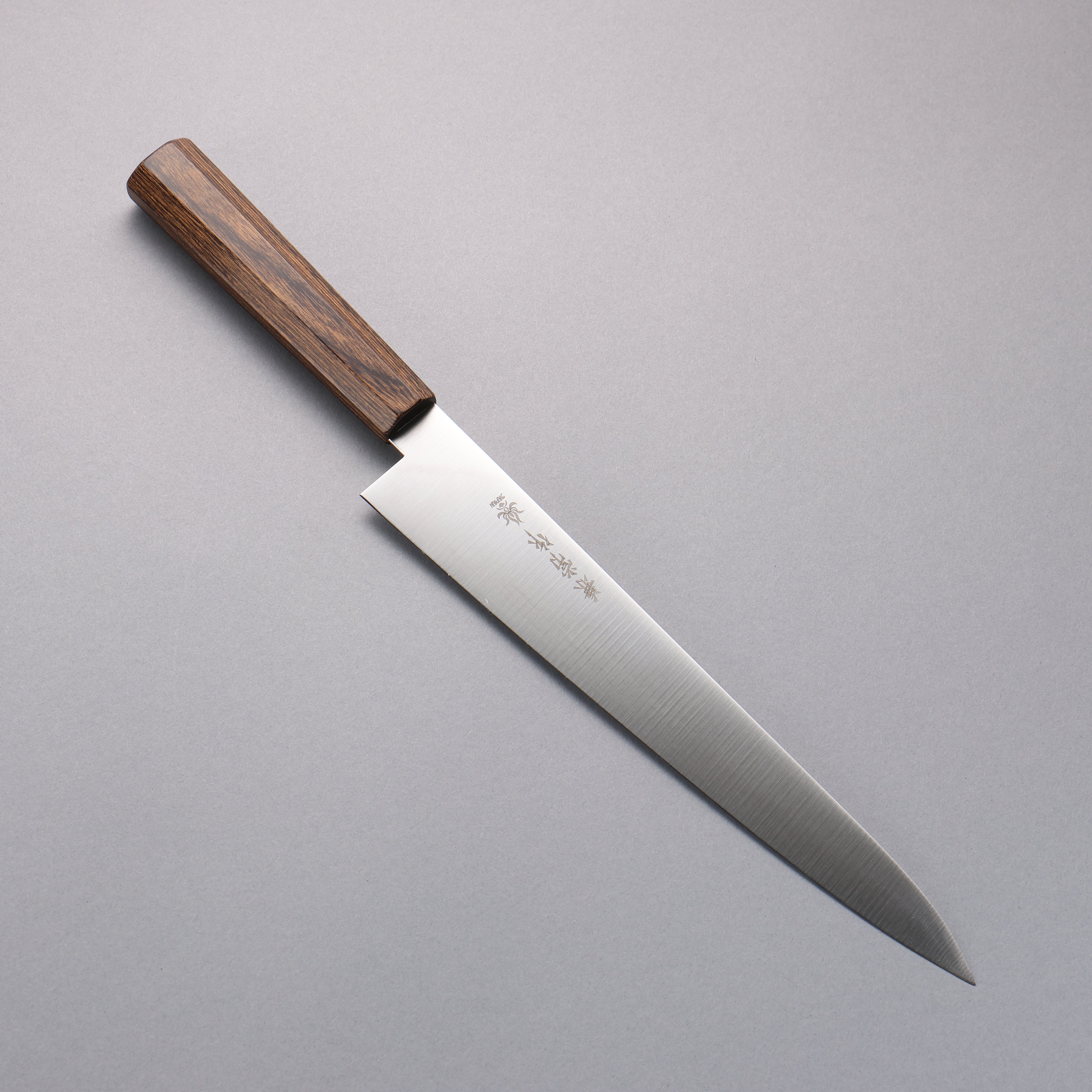 Kanetsune Ichizu VG10 Sujihiki 240mm Brown Pakka wood Handle - Seisuke Knife