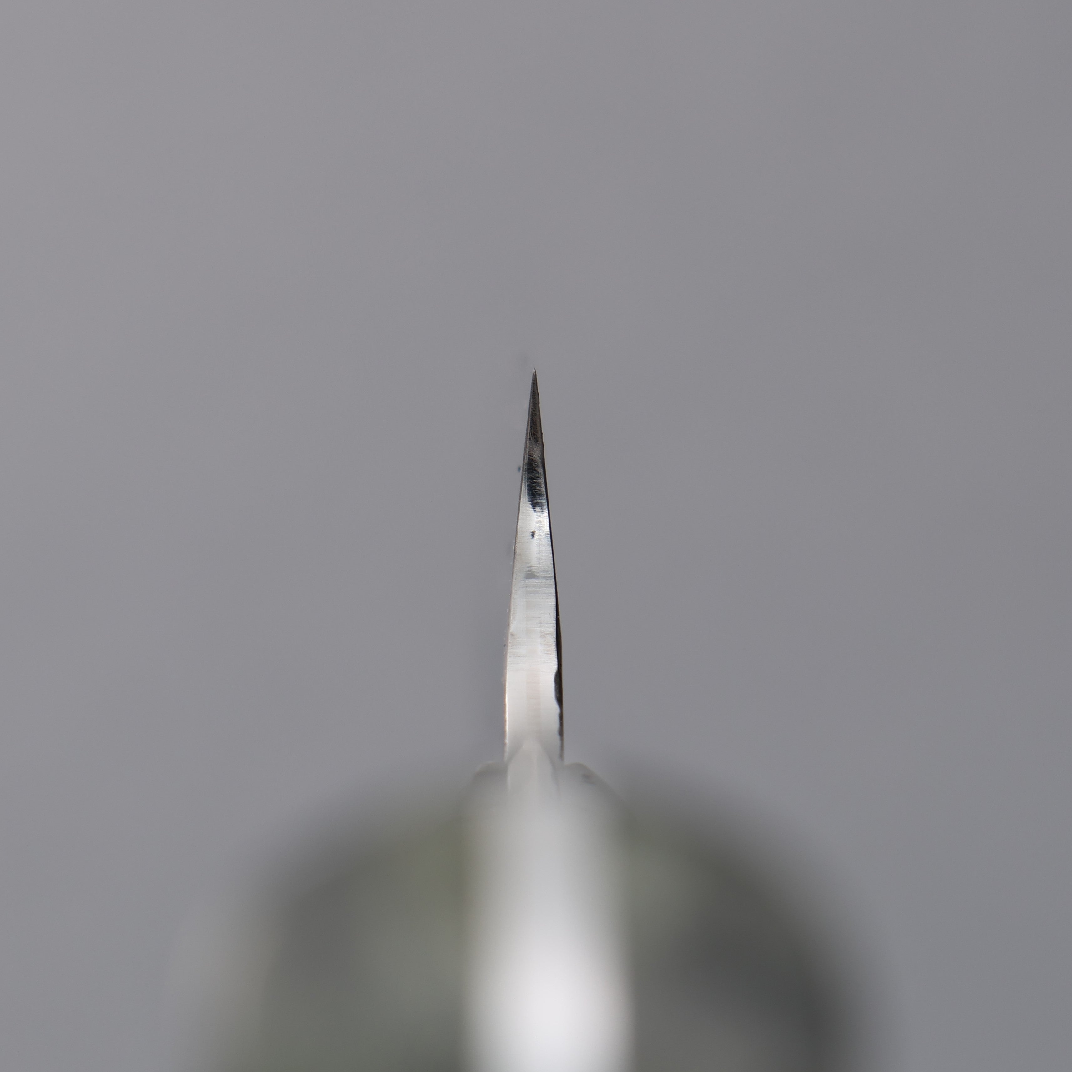 Yu Kurosaki Shizuku SG2 Hammered Damascus Kiritsuke Petty-Utility 130mm Gray Stablilized Wood Handle - Seisuke Knife
