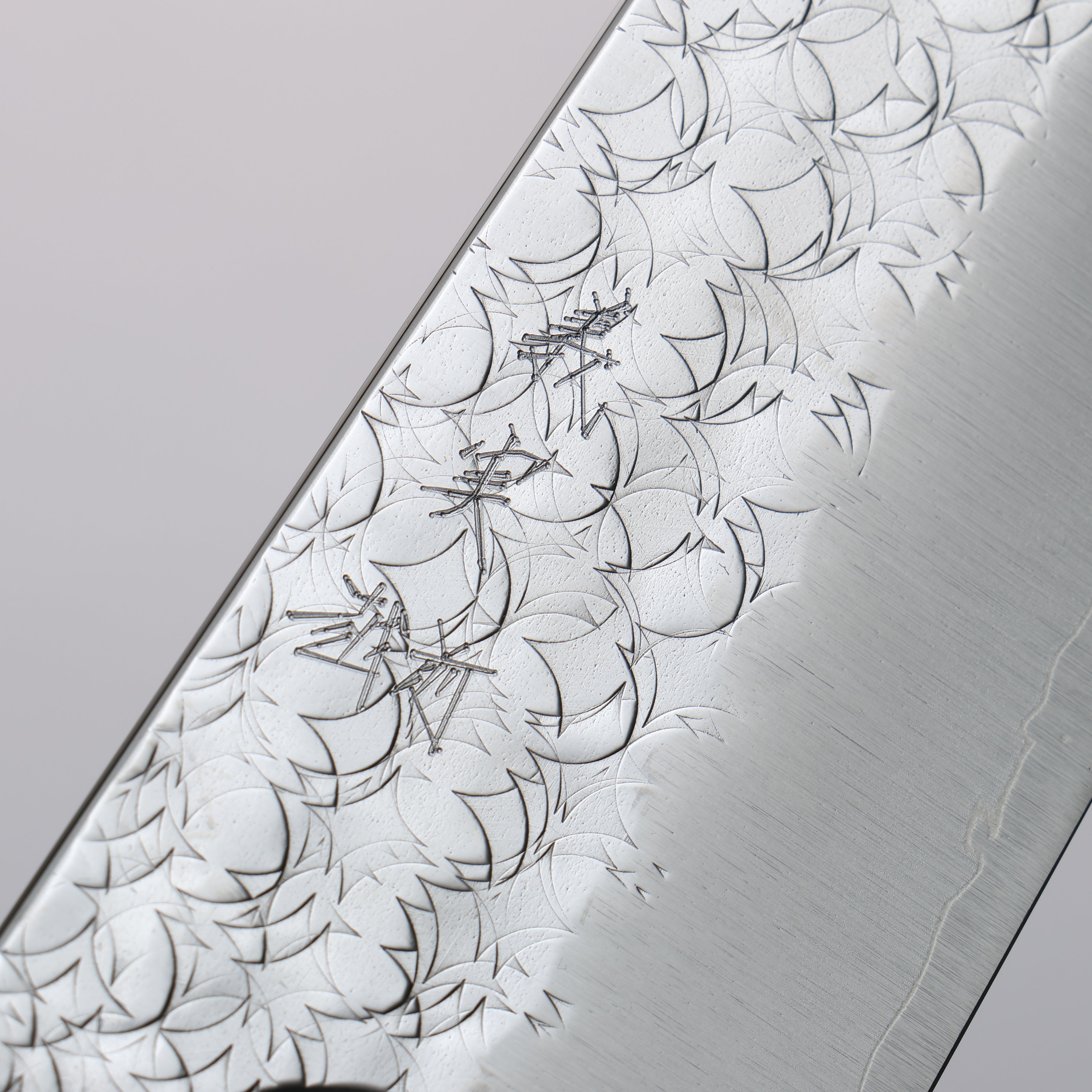 Yoshimi Kato Minamo SG2 Hammered Gyuto 210mm Rosewood (ferrule: Red Pakka wood) Handle - Seisuke Knife