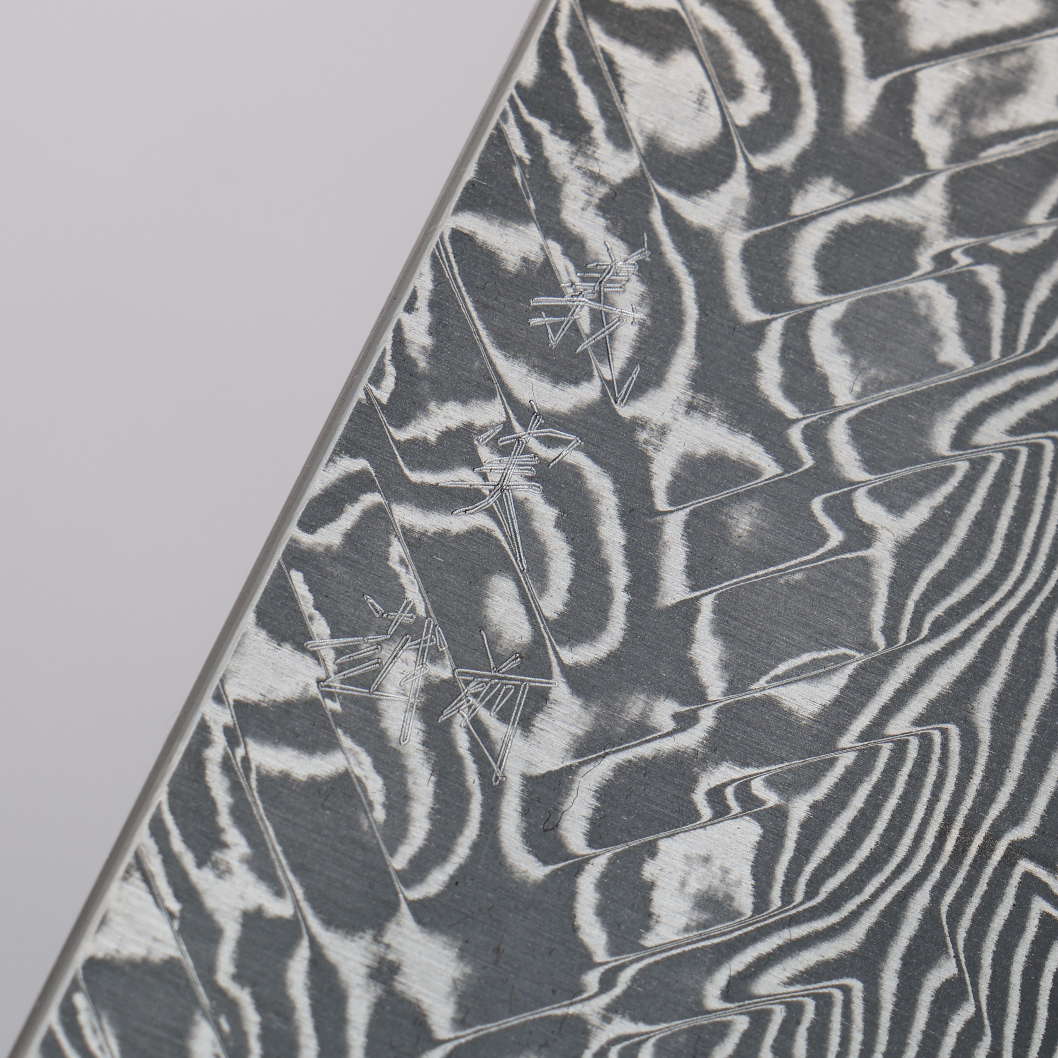 Yoshimi Kato SG2 Black Damascus Kiritsuke Gyuto 210mm Ebony (White Ring) Handle - Seisuke Knife