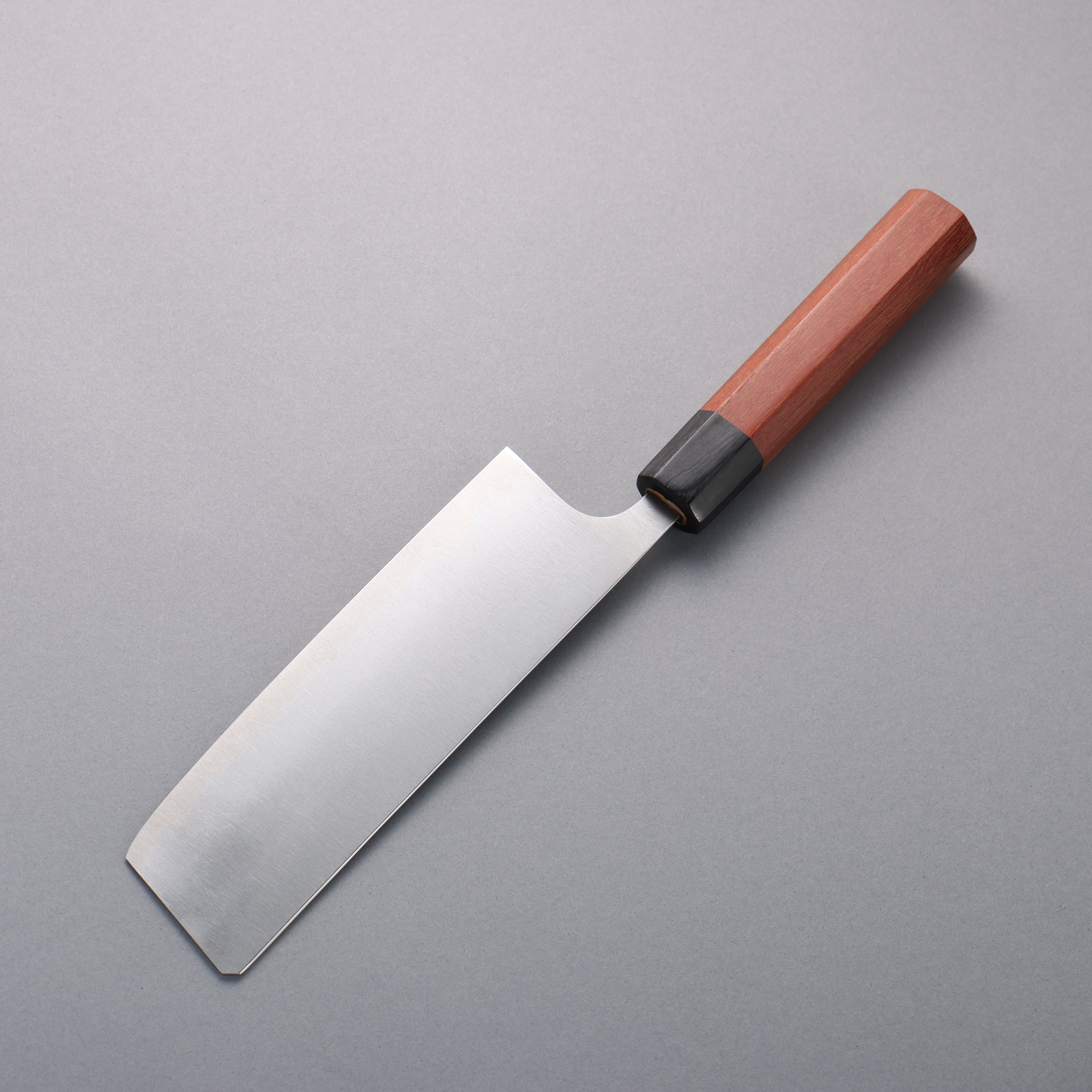 Shibata Takayuki Koutetsu Blue Super Nakiri 165mm Jarrah Handle - Seisuke Knife