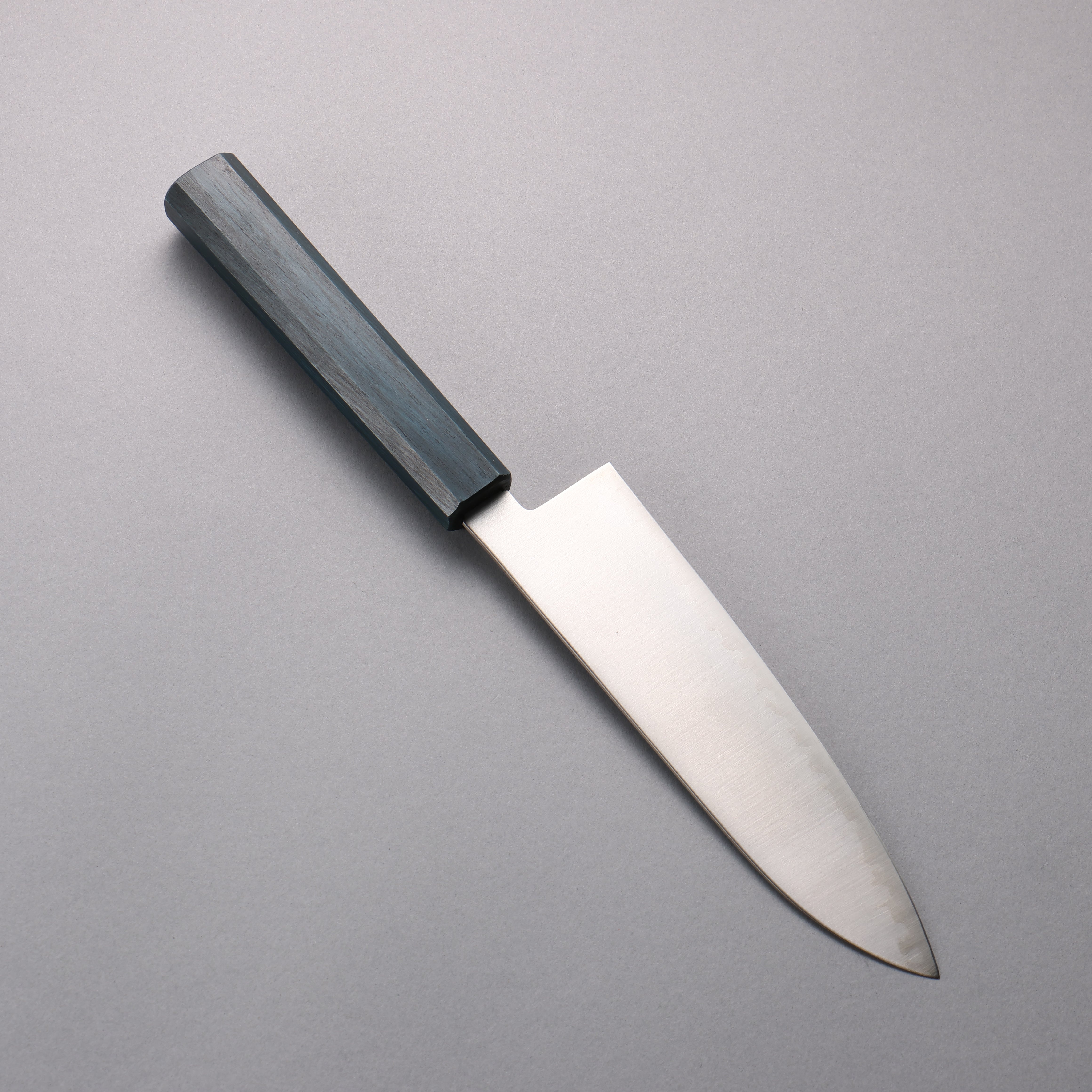 Seisuke Blue Super Migaki Polish Finish Santoku 180mm Blue Lacquered Handle - Seisuke Knife
