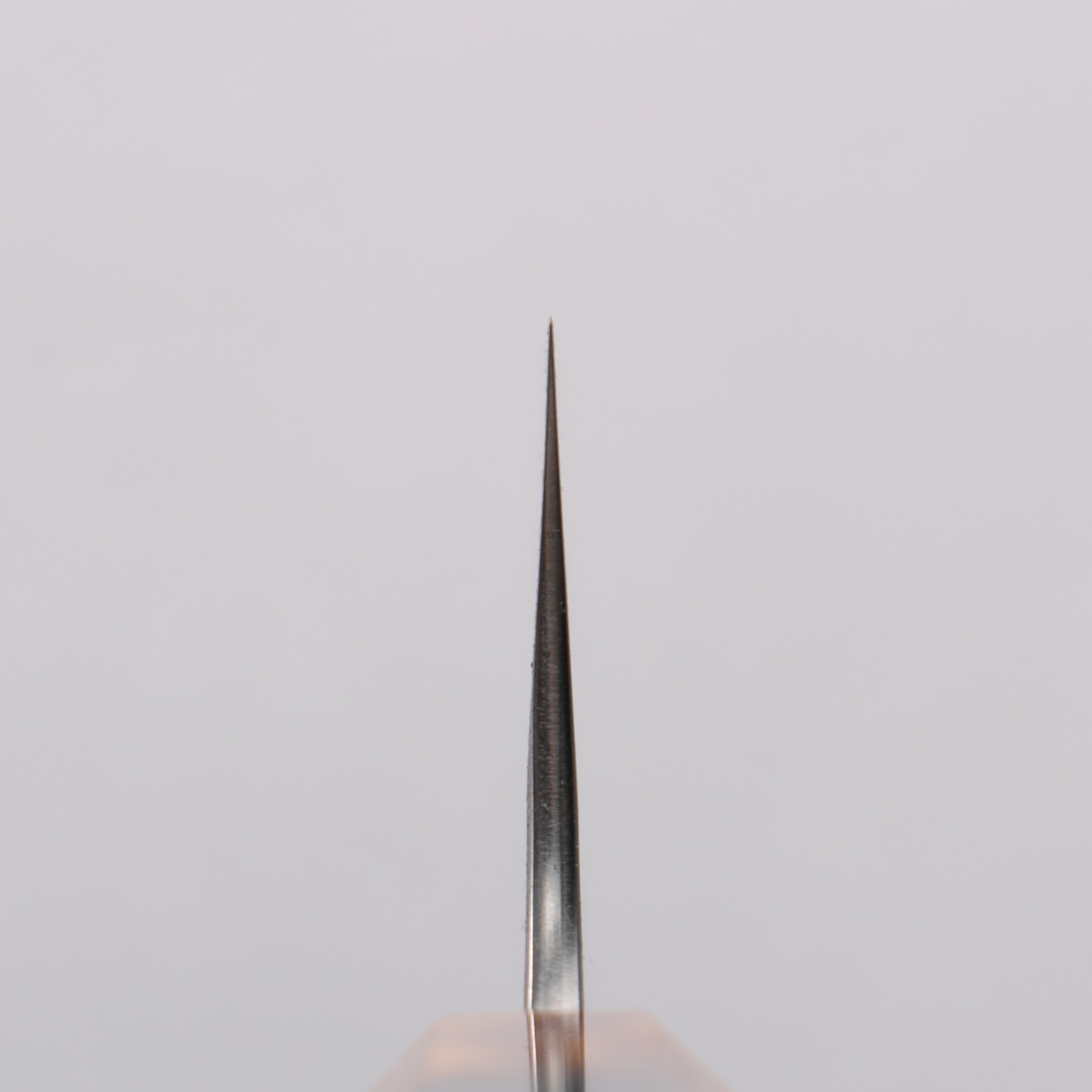 Yoshimi Kato Blue Super Black Finished Santoku 170mm Ebony (ferrule: Orange Resin) Handle - Seisuke Knife