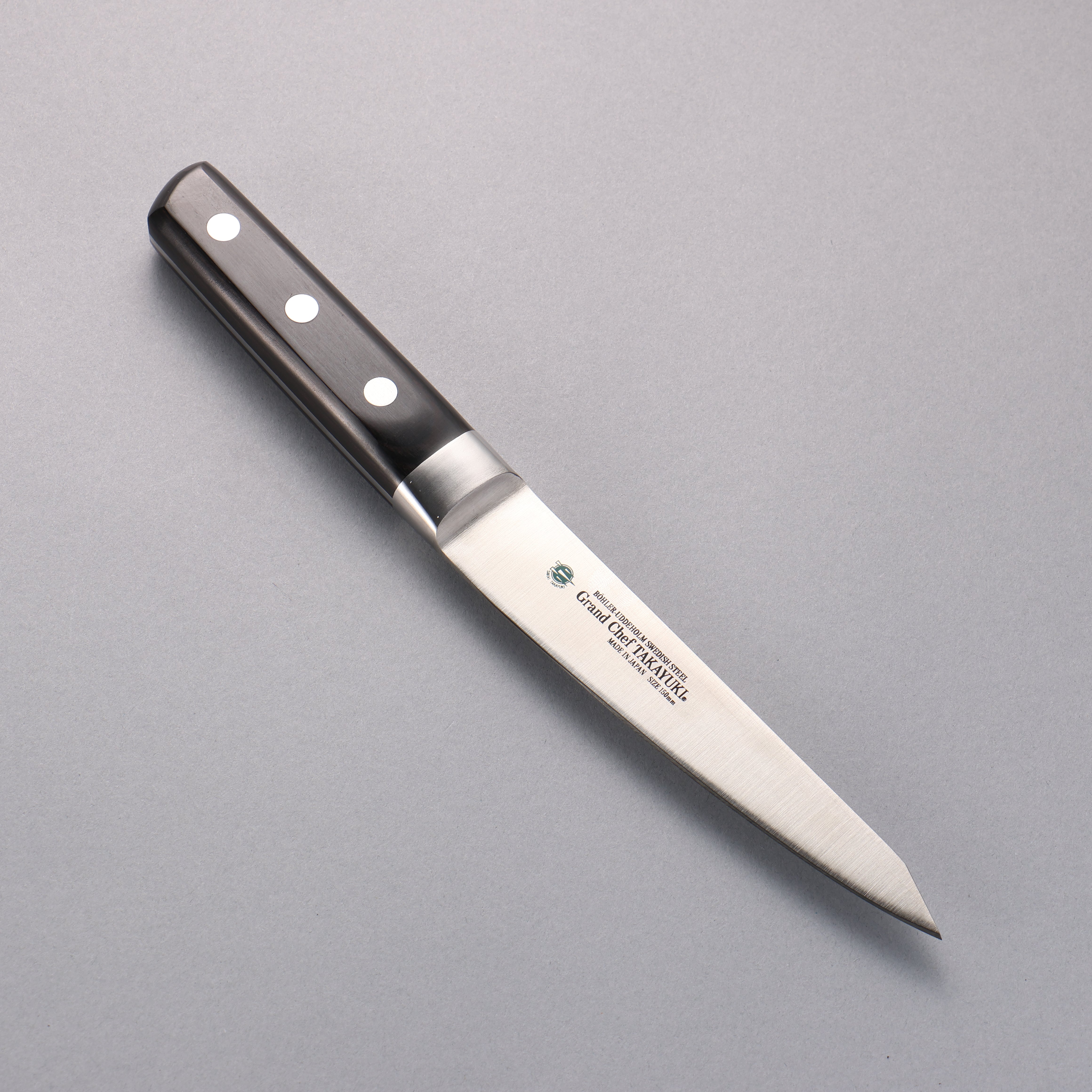 Sakai Takayuki Grand Chef Swedish Steel-stn Honesuki Boning 150mm Kansai - Seisuke Knife