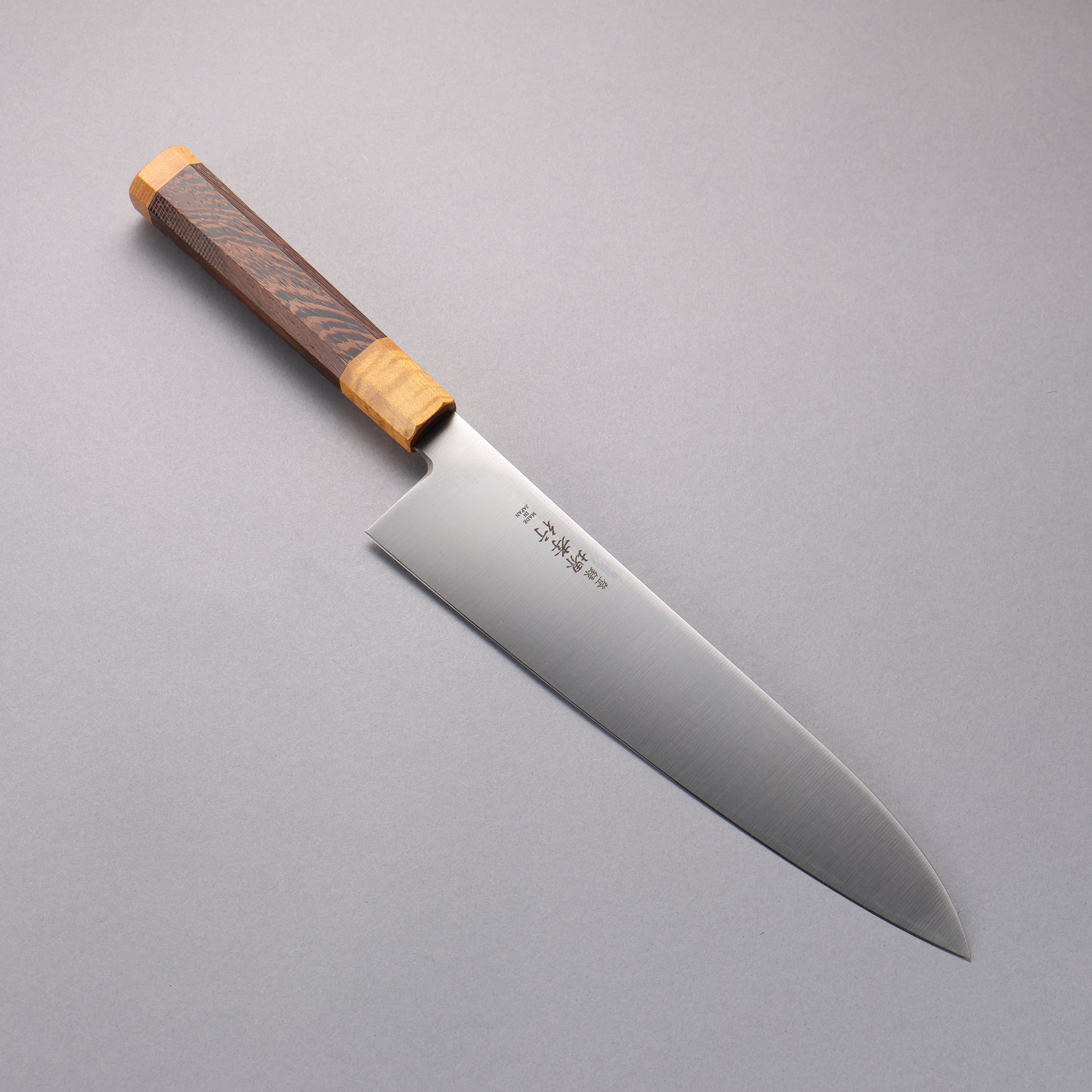 Sakai Takayuki Antares Topaz Uddeholm Swedish stain-resistant steel Gyuto 240mm Wenge (Double Yellow Ring) Handle - Seisuke Knife