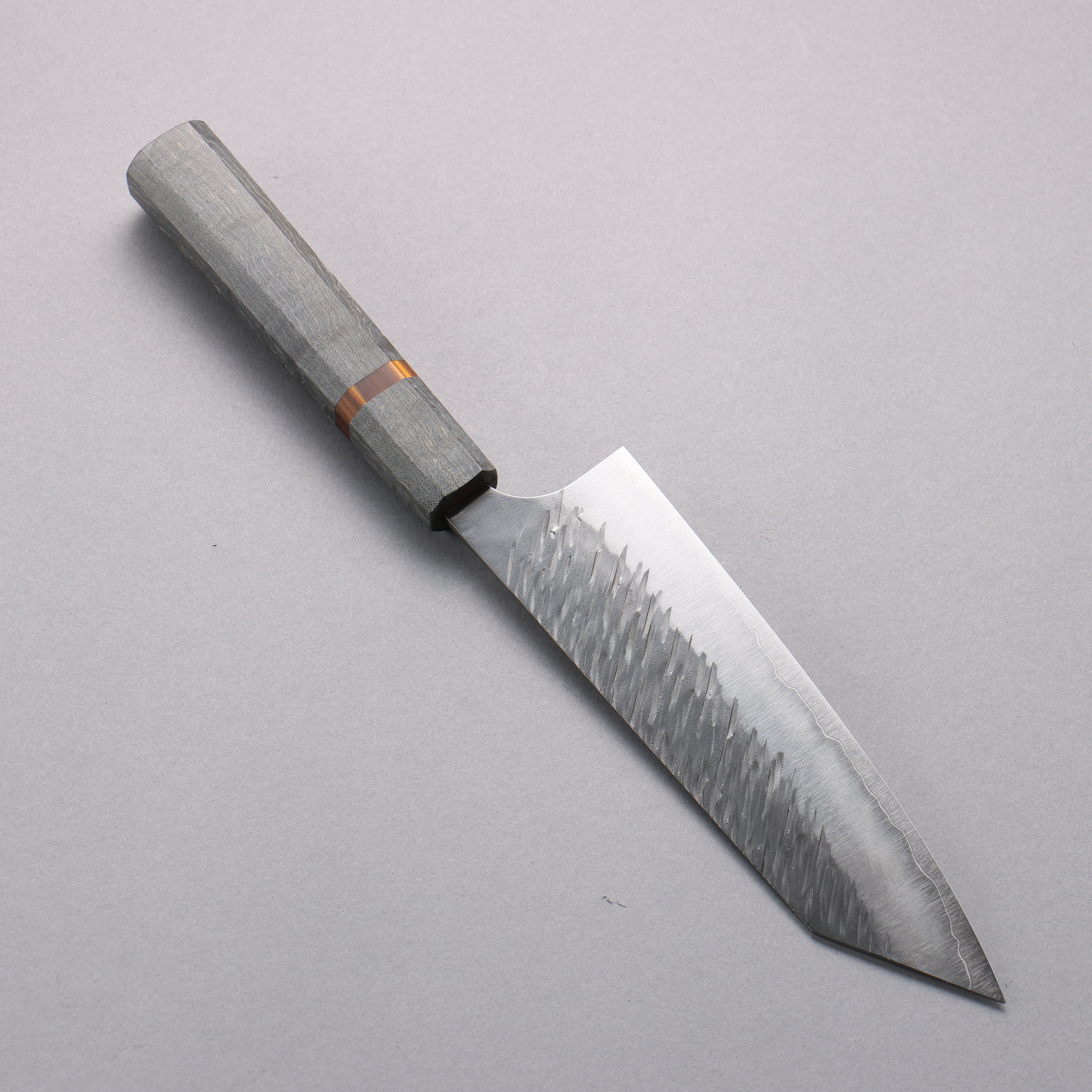 Yu Kurosaki Fujin SG2 Hammered Bunka 170mm Stabilized wood (With Acrylic Ring) Handle - Seisuke Knife