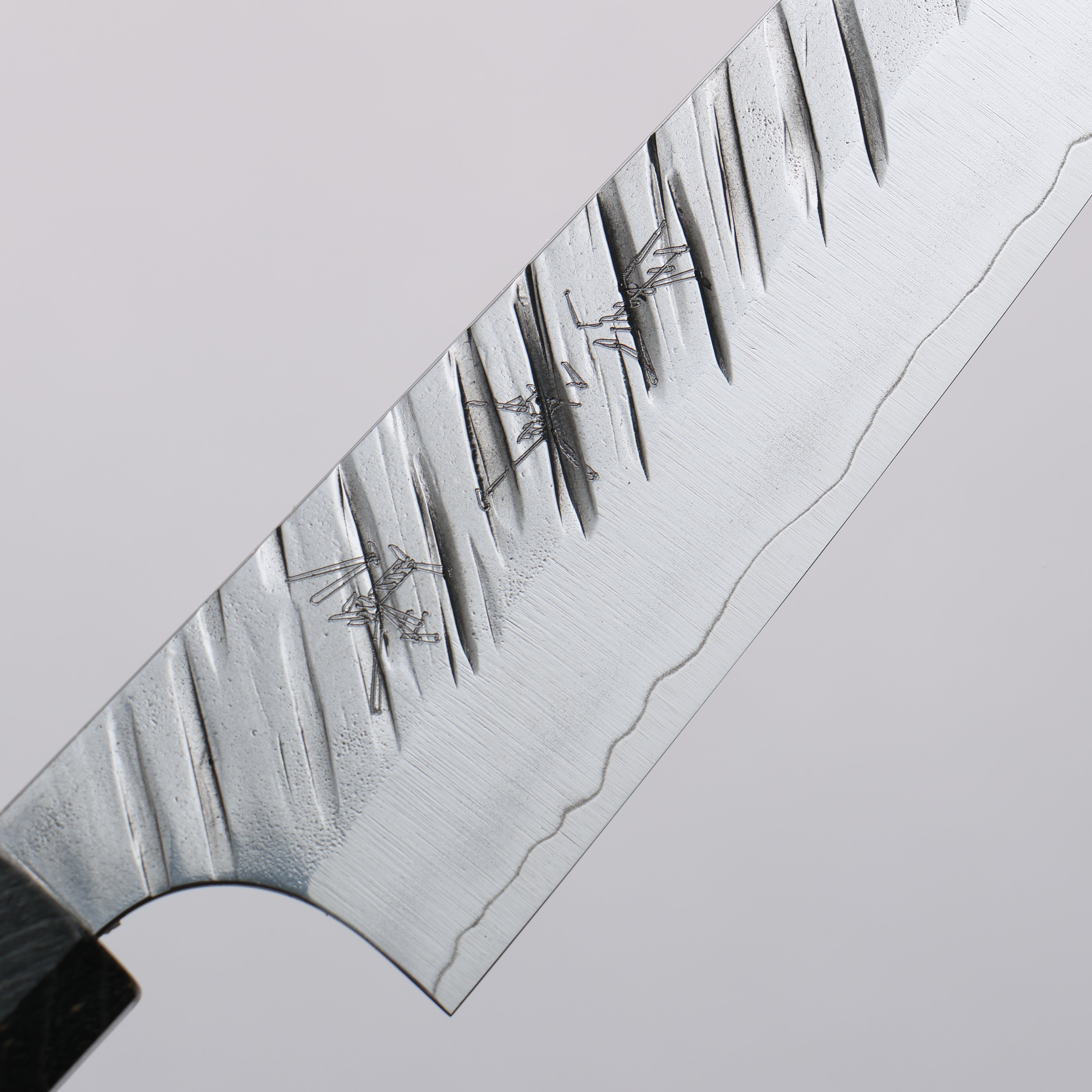Yu Kurosaki Fujin SG2 Hammered Petty-Utility 120mm Stabilized wood (With Acrylic Ring) Handle - Seisuke Knife