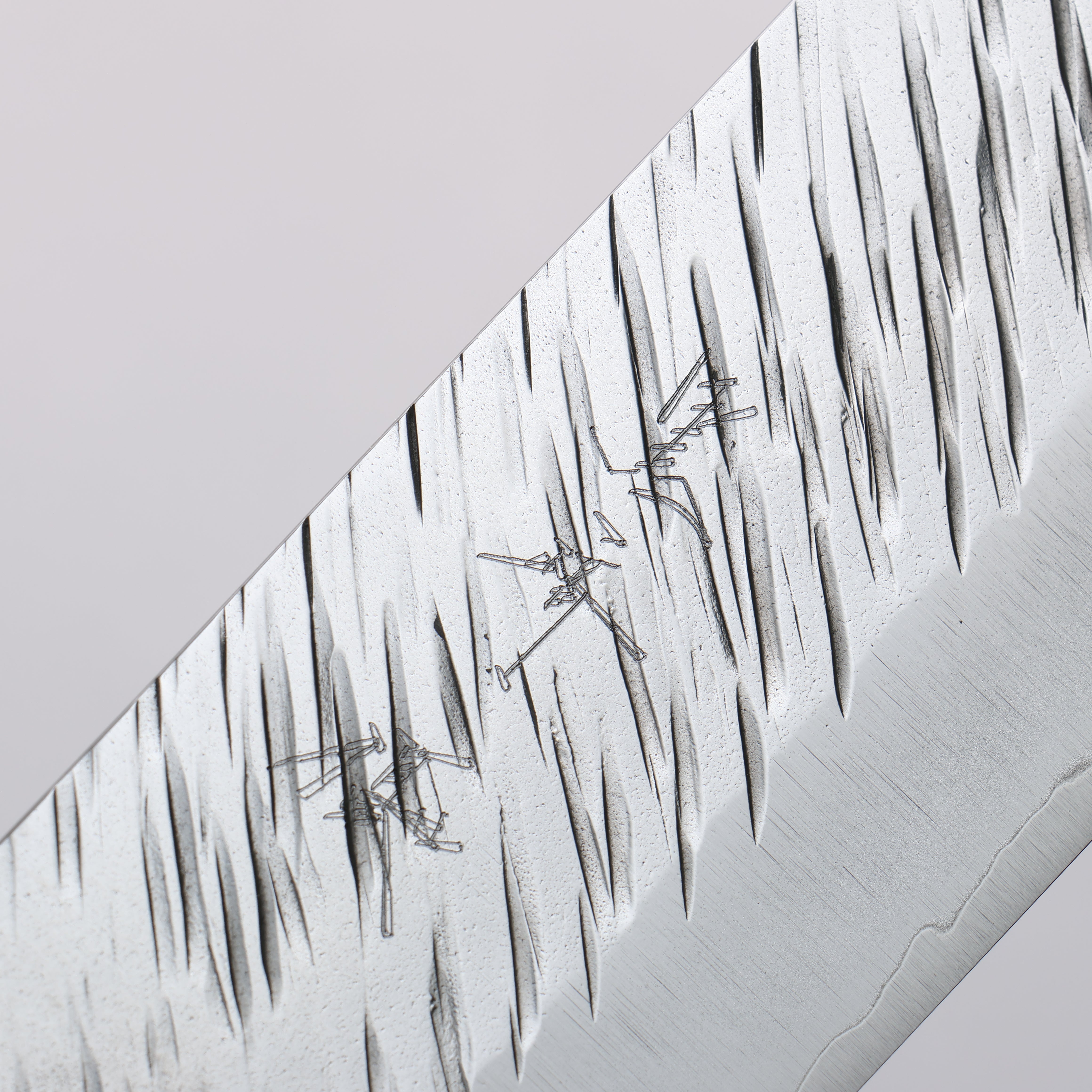 Yu Kurosaki Fujin SG2 Hammered Nakiri 165mm Stabilized wood (With Acrylic Ring) Handle - Seisuke Knife
