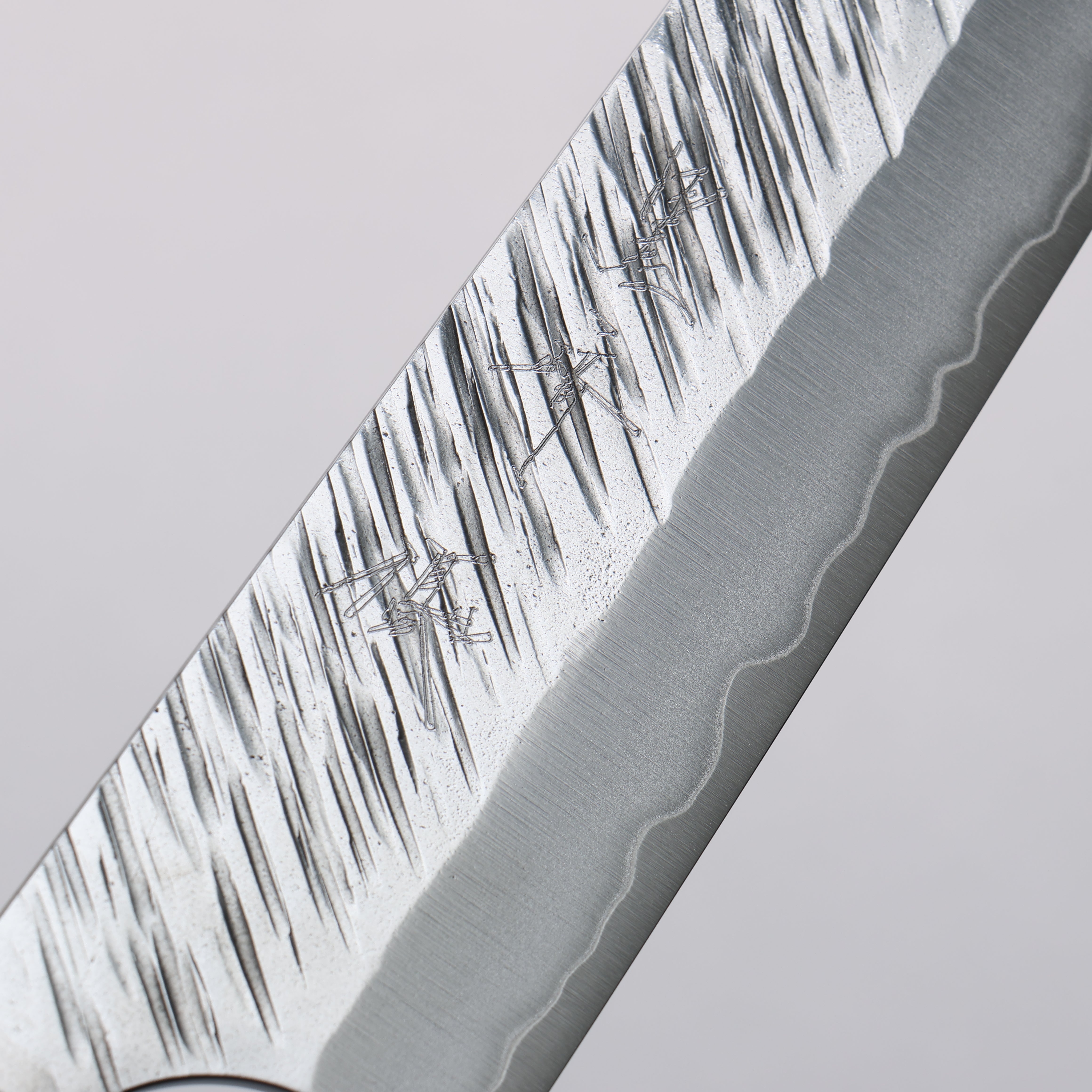 Yu Kurosaki Fujin SG2 Hammered Sujihiki 270mm Stabilized wood (With Acrylic Ring) Handle - Seisuke Knife
