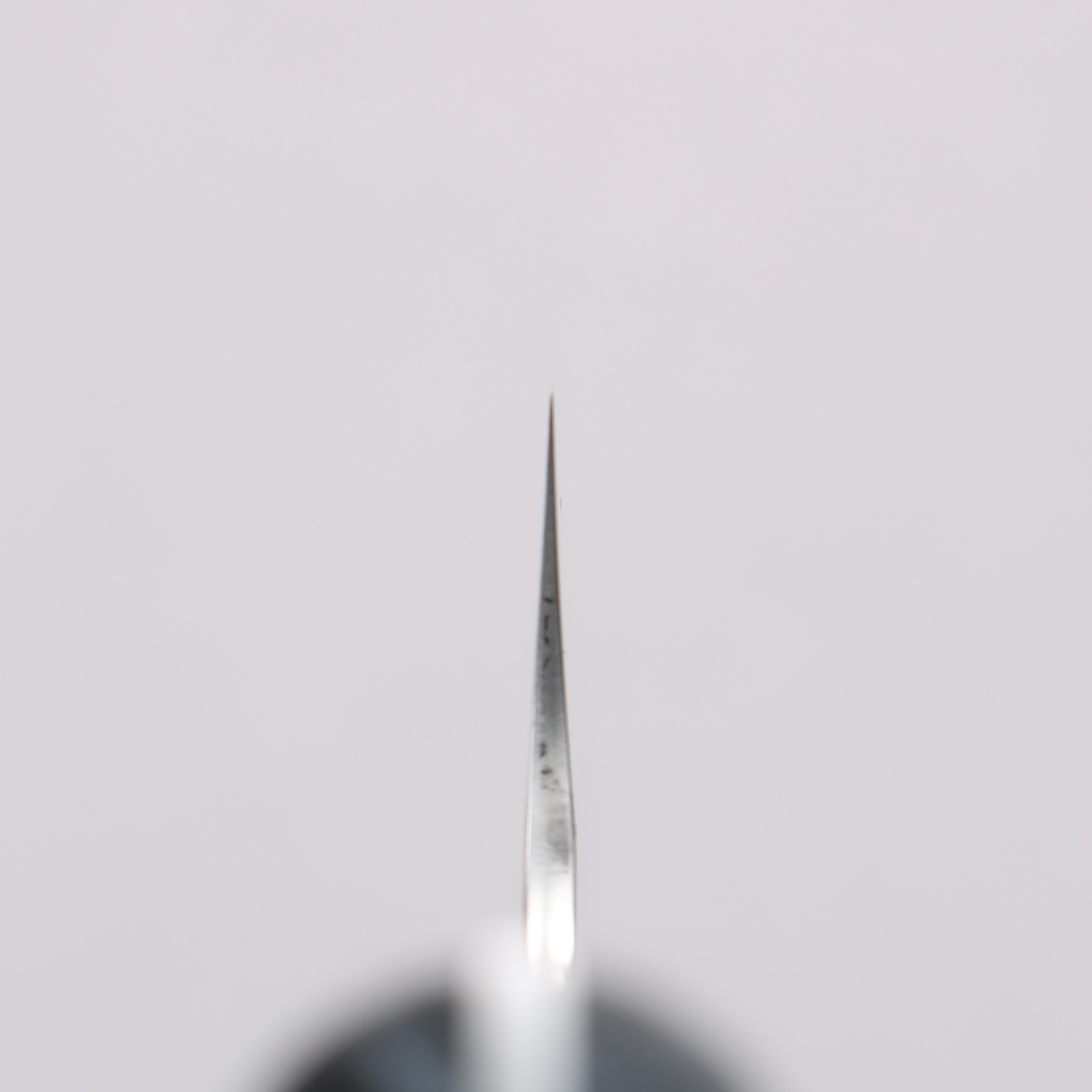 Takeshi Saji SPG STRIX Hammered Migaki Finished Nakiri 165mm White and Black Marble Acrylic Handle - Seisuke Knife