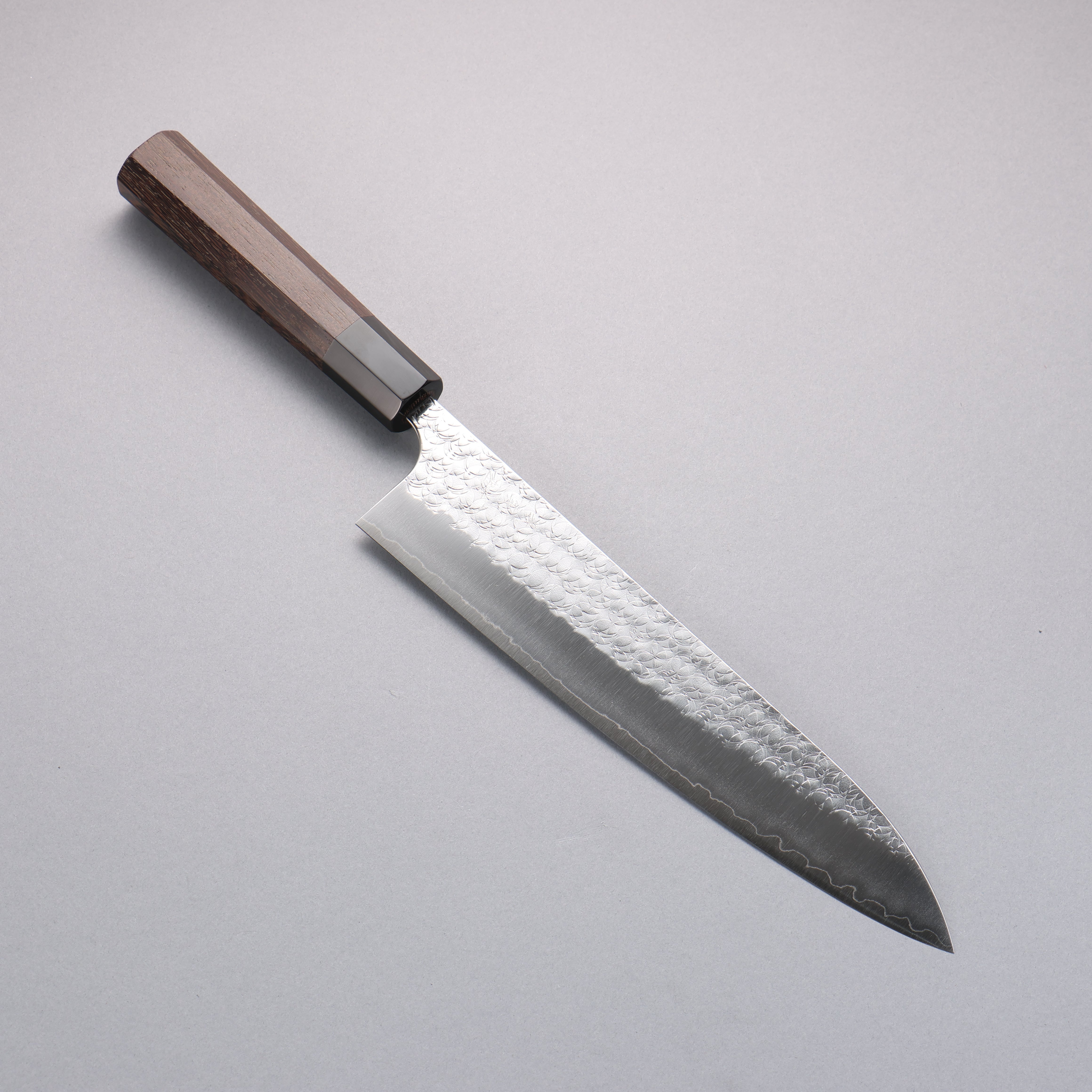 Yoshimi Kato Minamo SG2 Hammered Gyuto 240mm Wenge Handle - Seisuke Knife