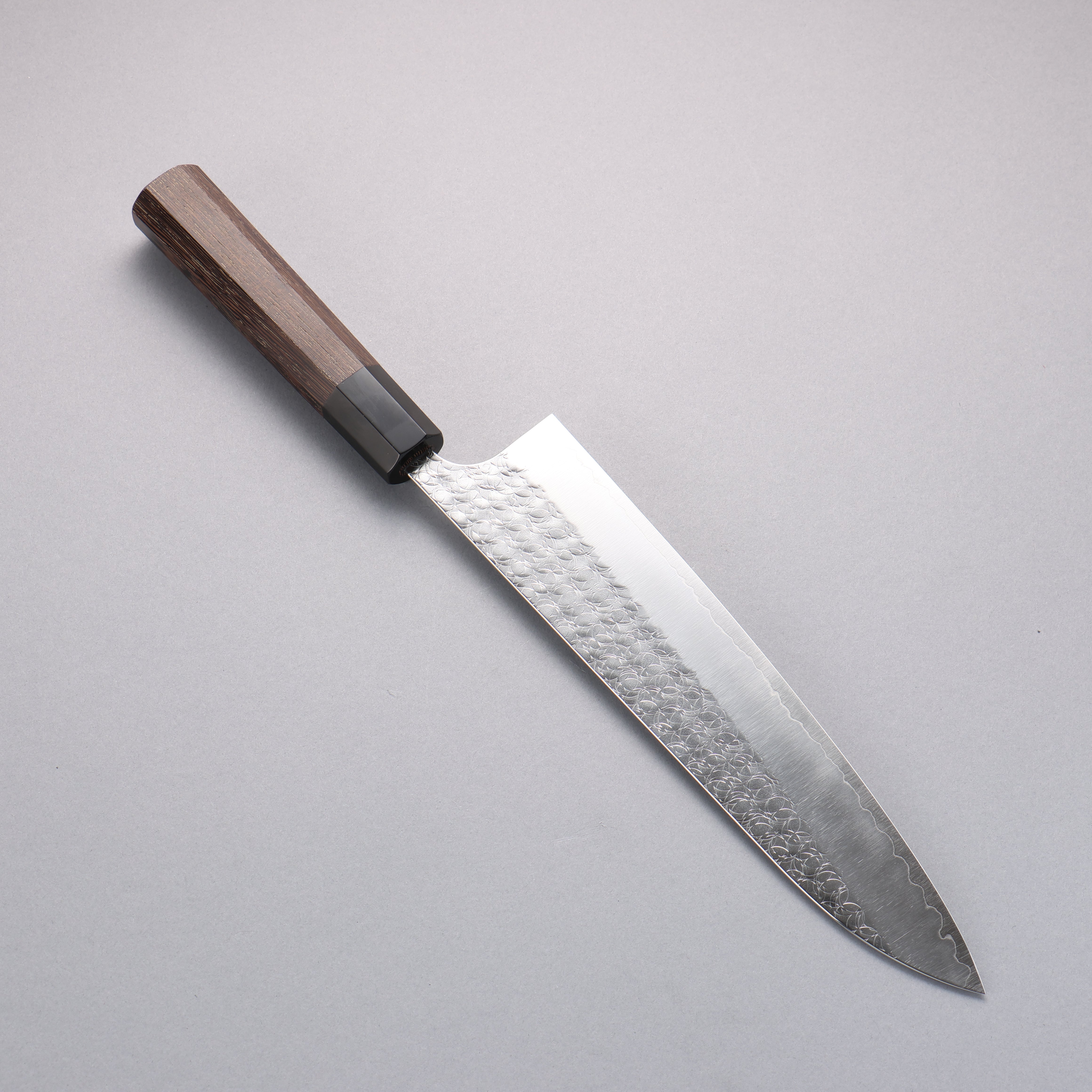 Yoshimi Kato Minamo SG2 Hammered Gyuto 240mm Wenge Handle - Seisuke Knife