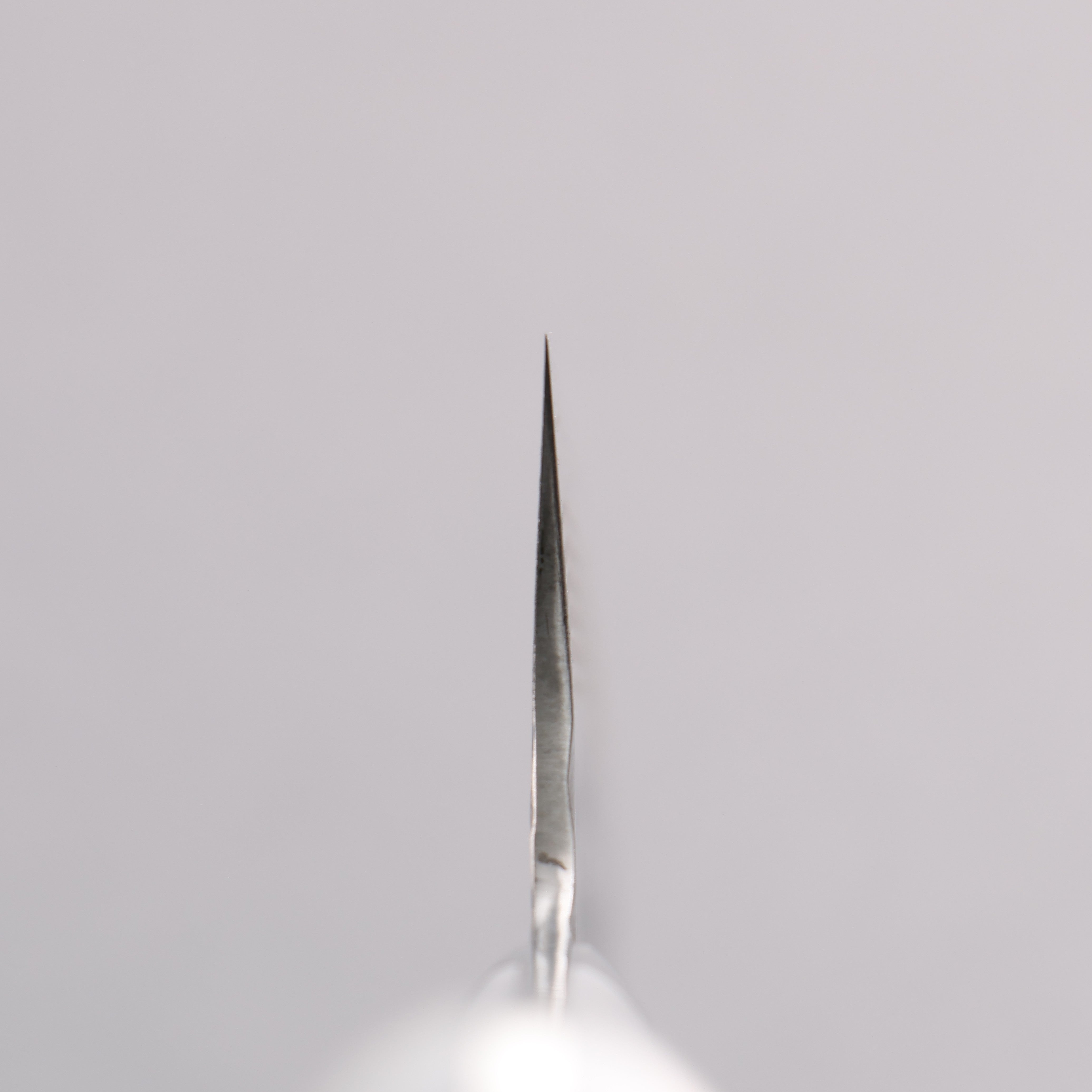 Takeshi Saji SRS13 Damascus Hammered(Maru) Kiritsuke Gyuto 210mm White Corian Handle - Seisuke Knife