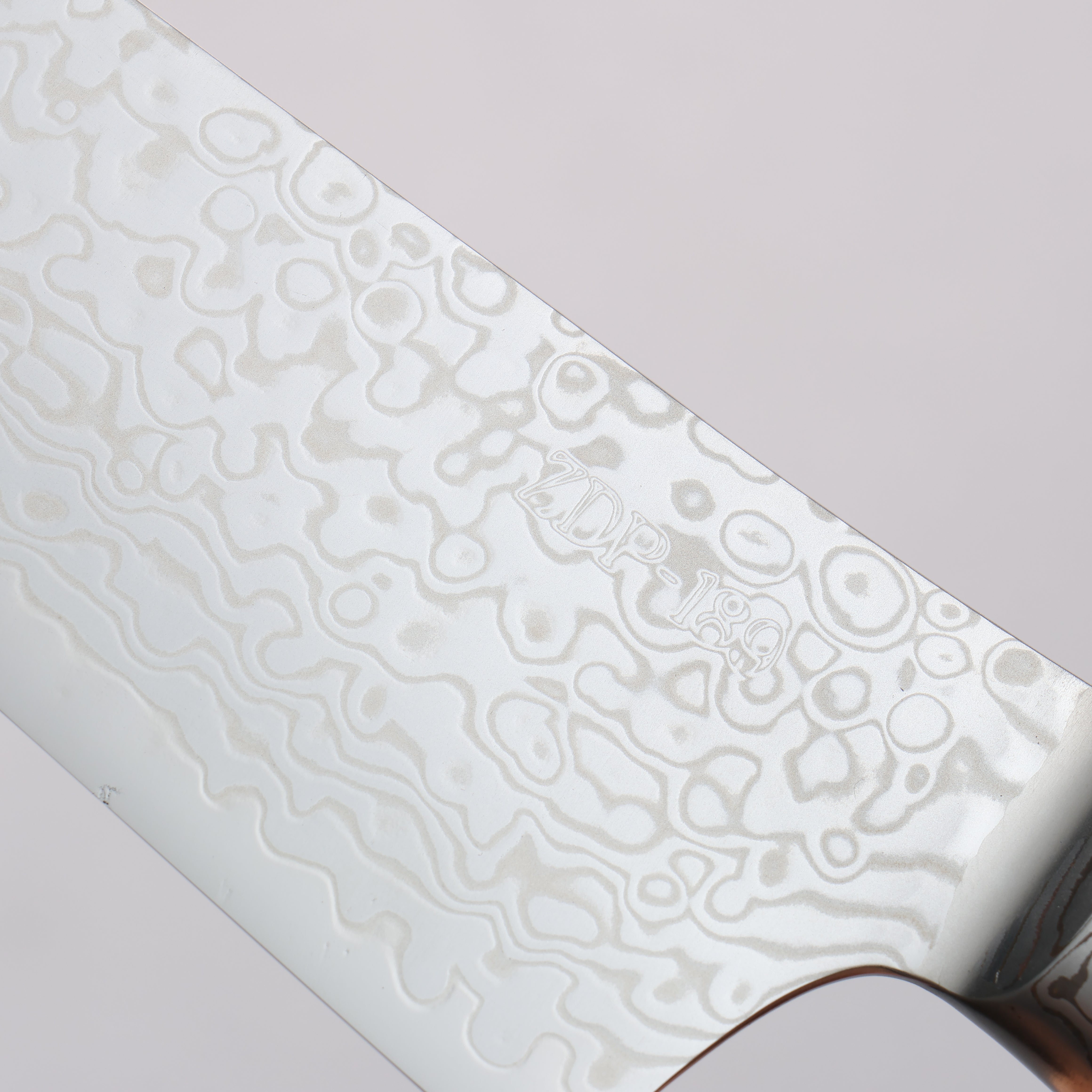 Kajin ZDP189 Damascus Migaki Finished Gyuto 210mm Abalone Inlay Handle - Seisuke Knife