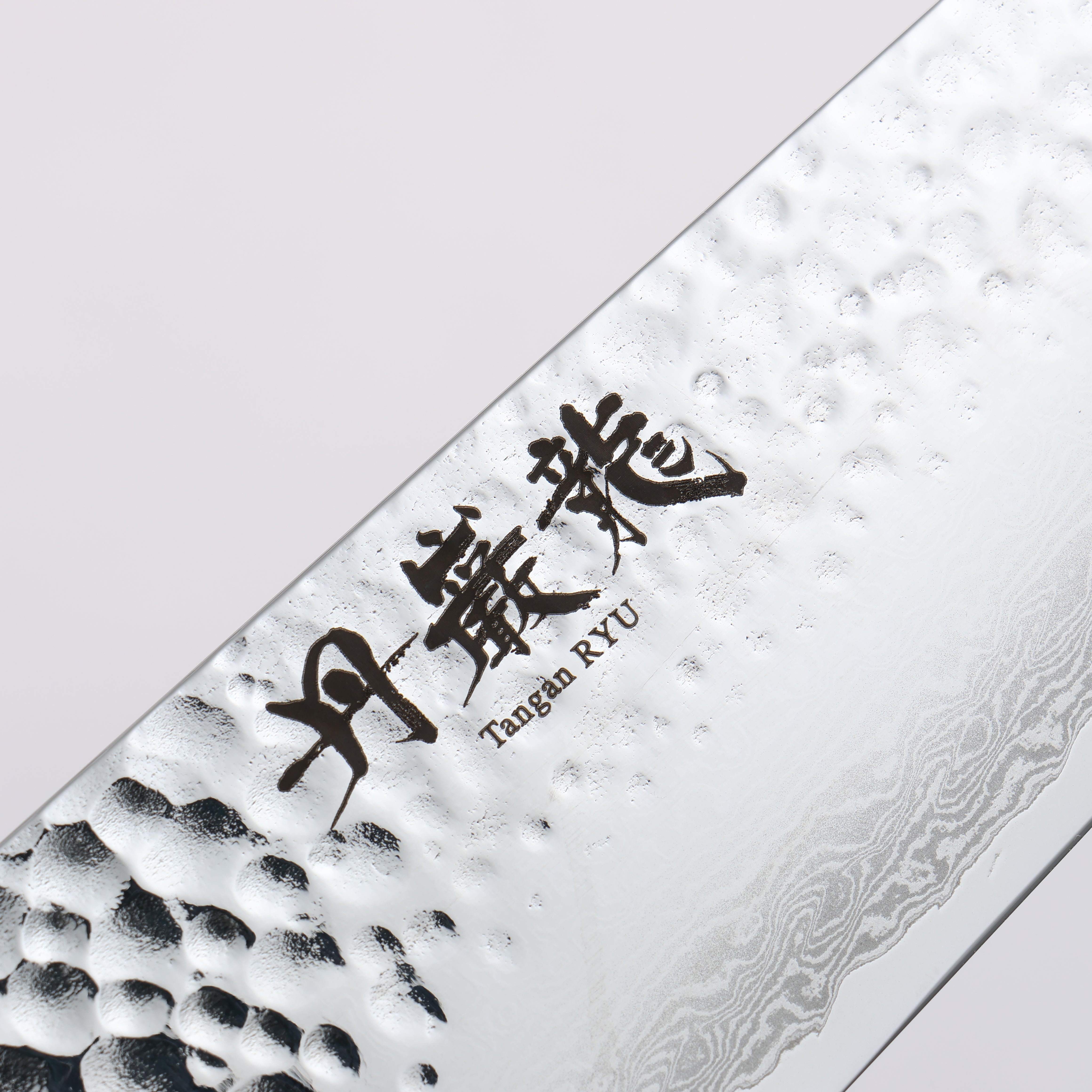 Ryusen Tanganryu VG10 67 Layer Damascus Santoku 170mm Black Micarta Handle - Seisuke Knife