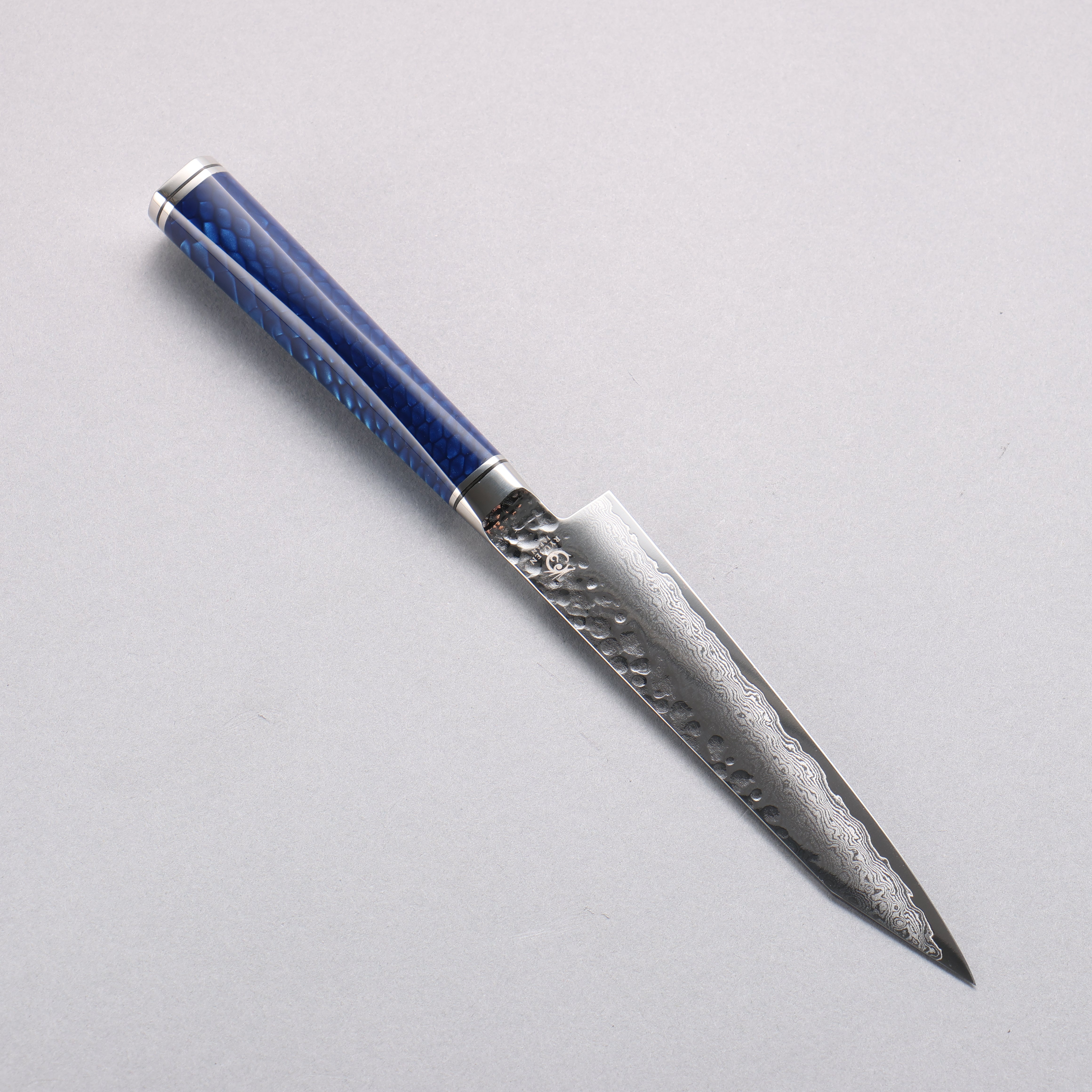 Ryusen Souryurin VG10w 67 Layer Damascus Hammered Kiritsuke Petty-Utility 135mm Polyurethane Handle - Seisuke Knife