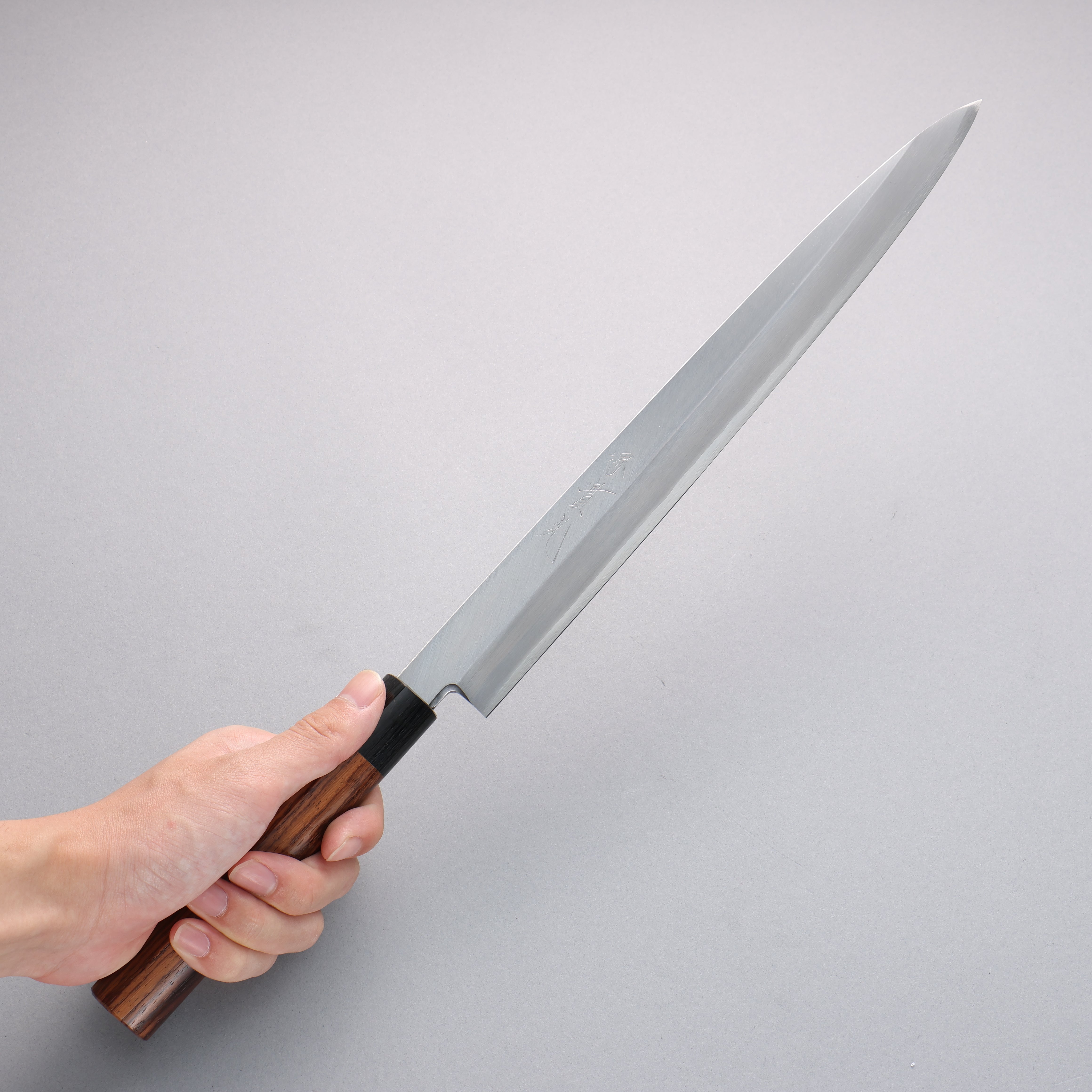 Jikko Silver Steel No.3 Yanagiba 300mm Shitan Handle - Seisuke Knife