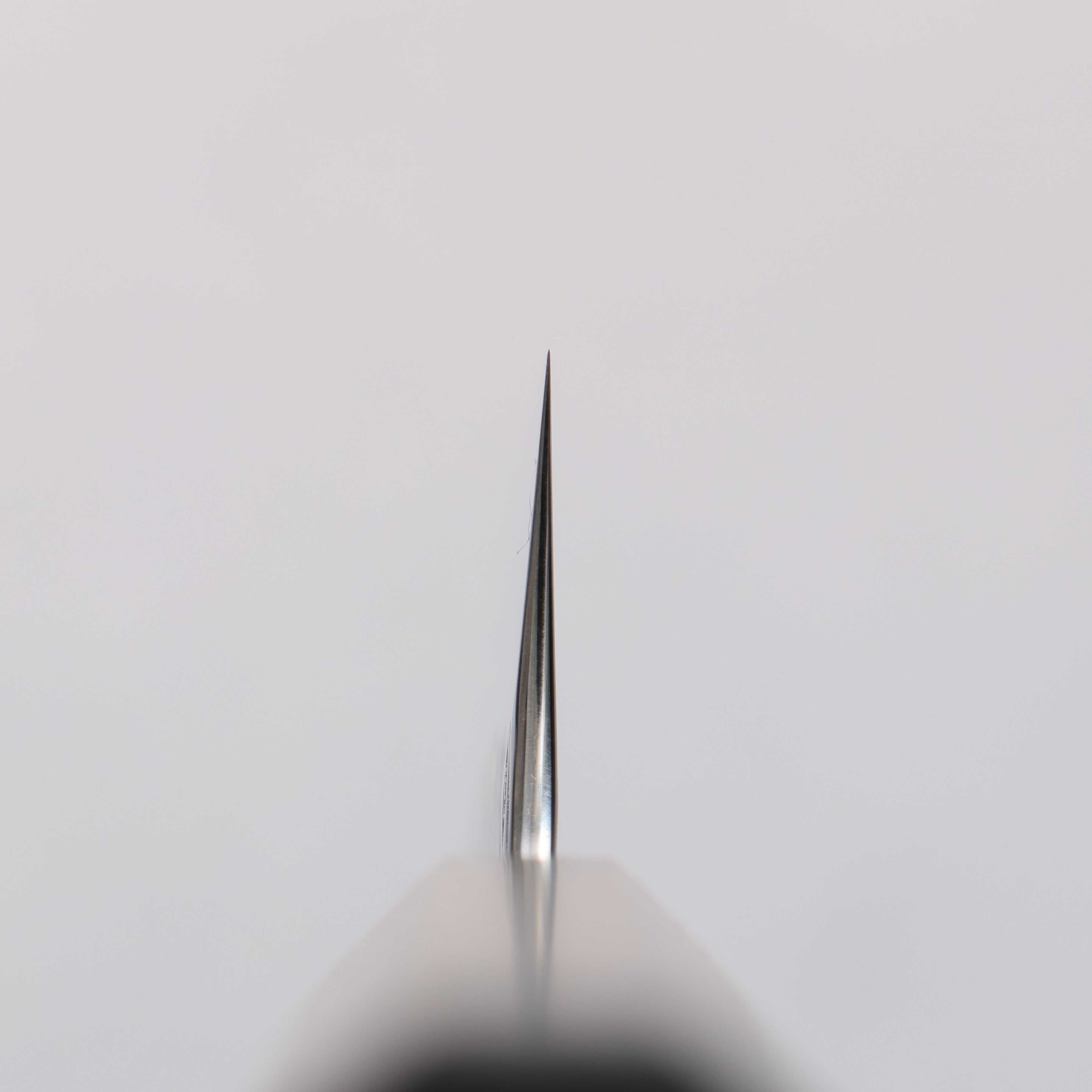 Yoshimi Kato SPG STRIX Hammered (V) Small Bunka 130mm Black Persimmon Black Lacquered Handle - Seisuke Knife