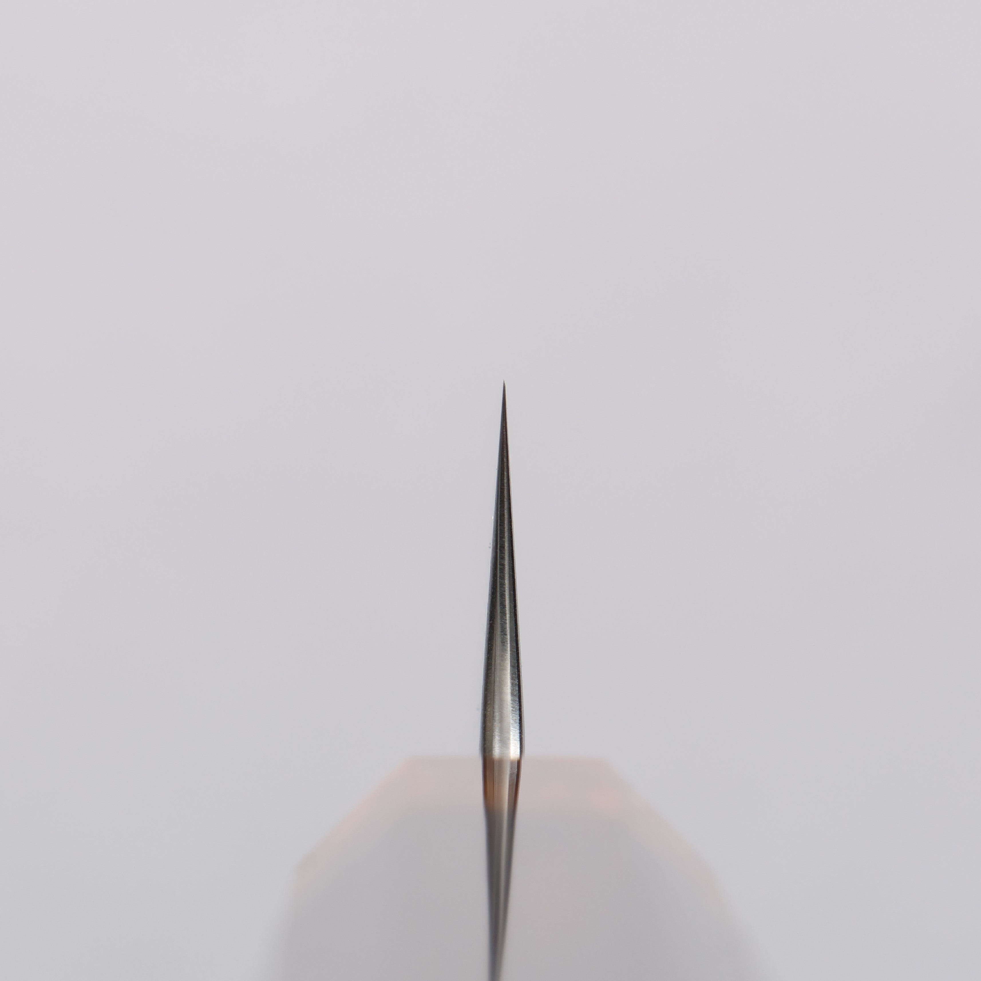 Yoshimi Kato SG2 Damascus Migaki Finished Kiritsuke Petty-Utility 120mm Ebony (ferrule: Orange Resin) Handle - Seisuke Knife