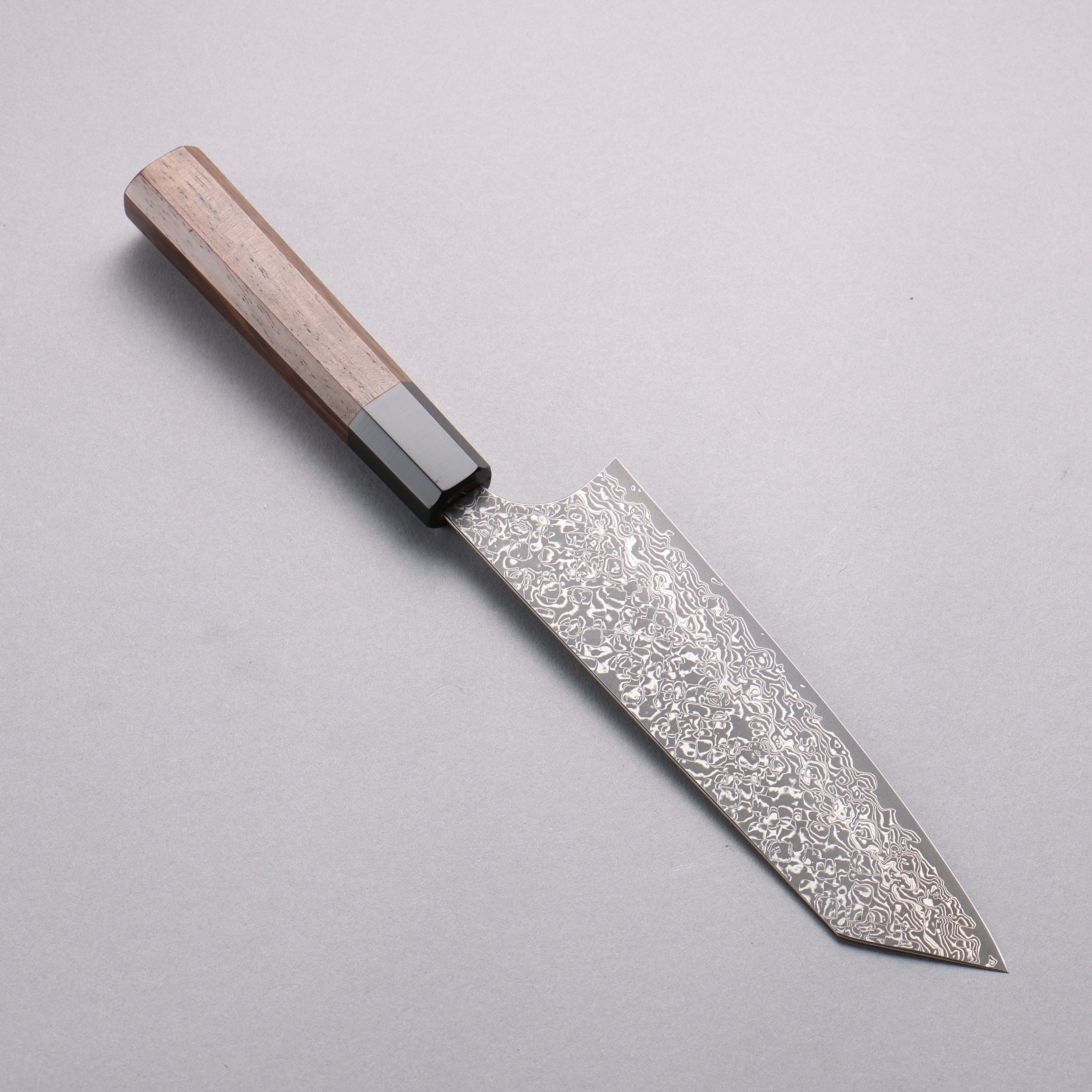 Yoshimi Kato VG10 Black Damascus Bunka 170mm Walnut Handle - Seisuke Knife