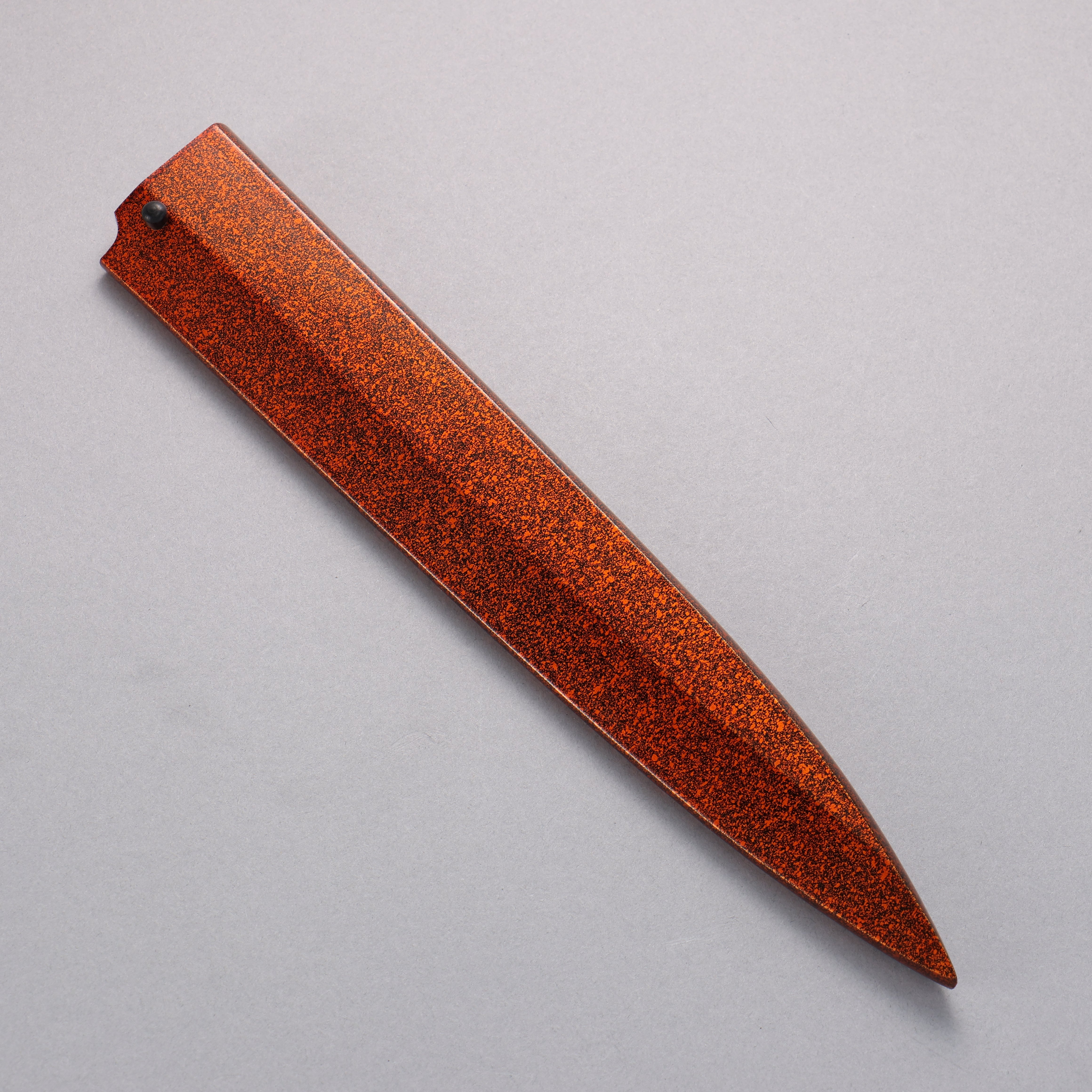 Sakai Takayuki Shikisai Hikari INOX Yanagiba with Orange Lacquered Handle & Sheath - Seisuke Knife