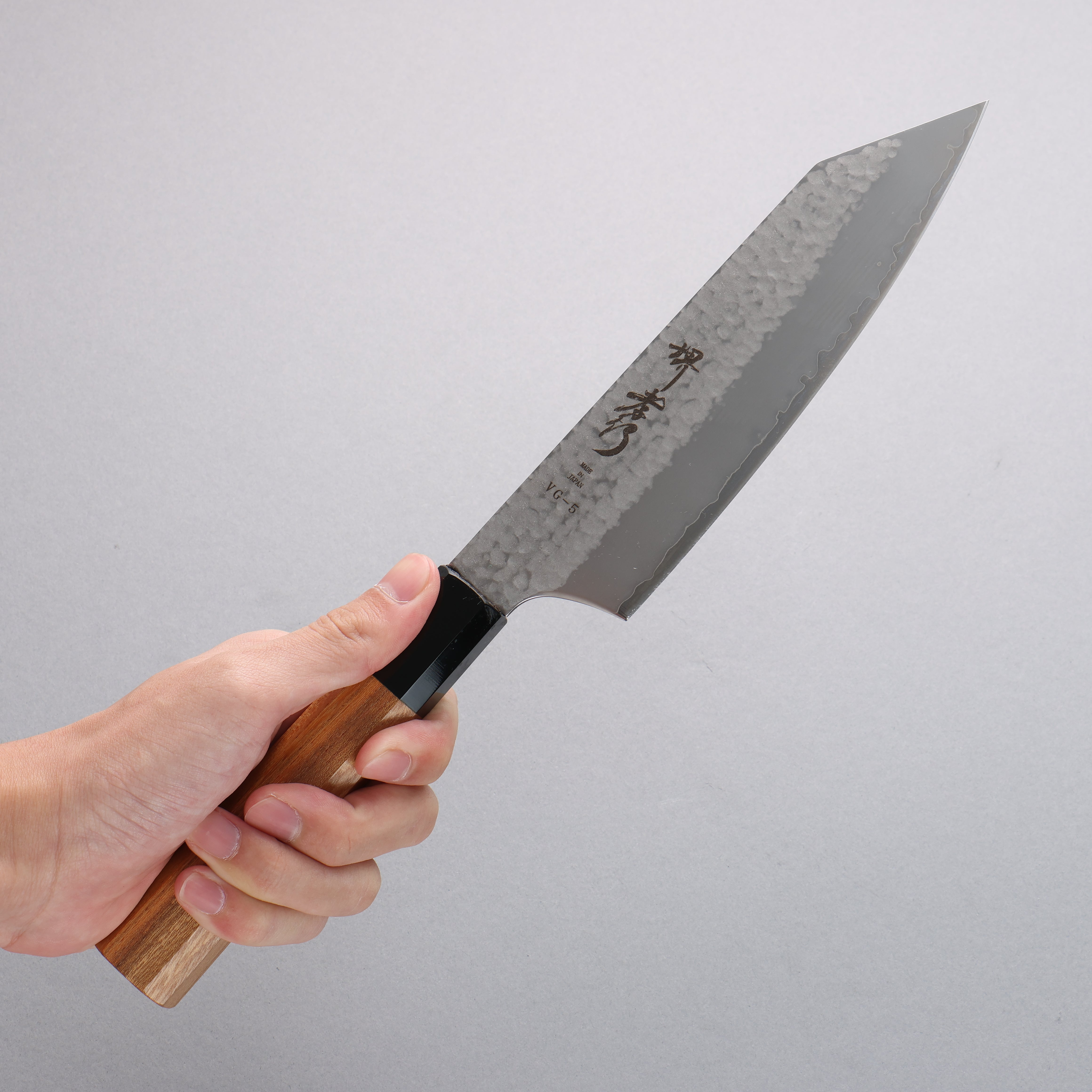 Sakai Takayuki VG5 Hammered Bunka 170mm Magnolia (Ferrule: Black Plastic) Handle Kataoka - Seisuke Knife