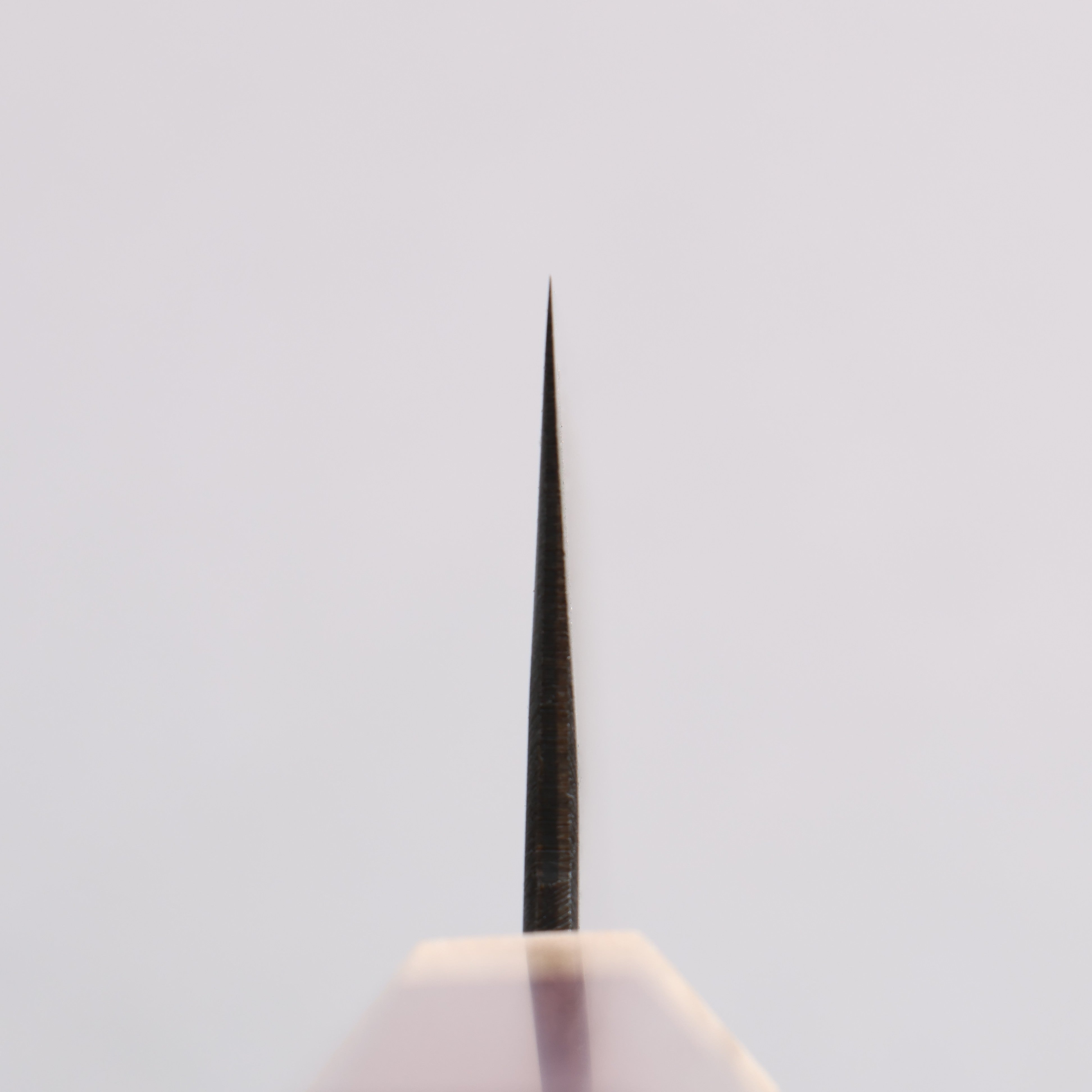 Seisuke Blue Steel No.2 Black Finished Santoku 170mm Purpleheart (Ferrule: Oak) Handle - Seisuke Knife